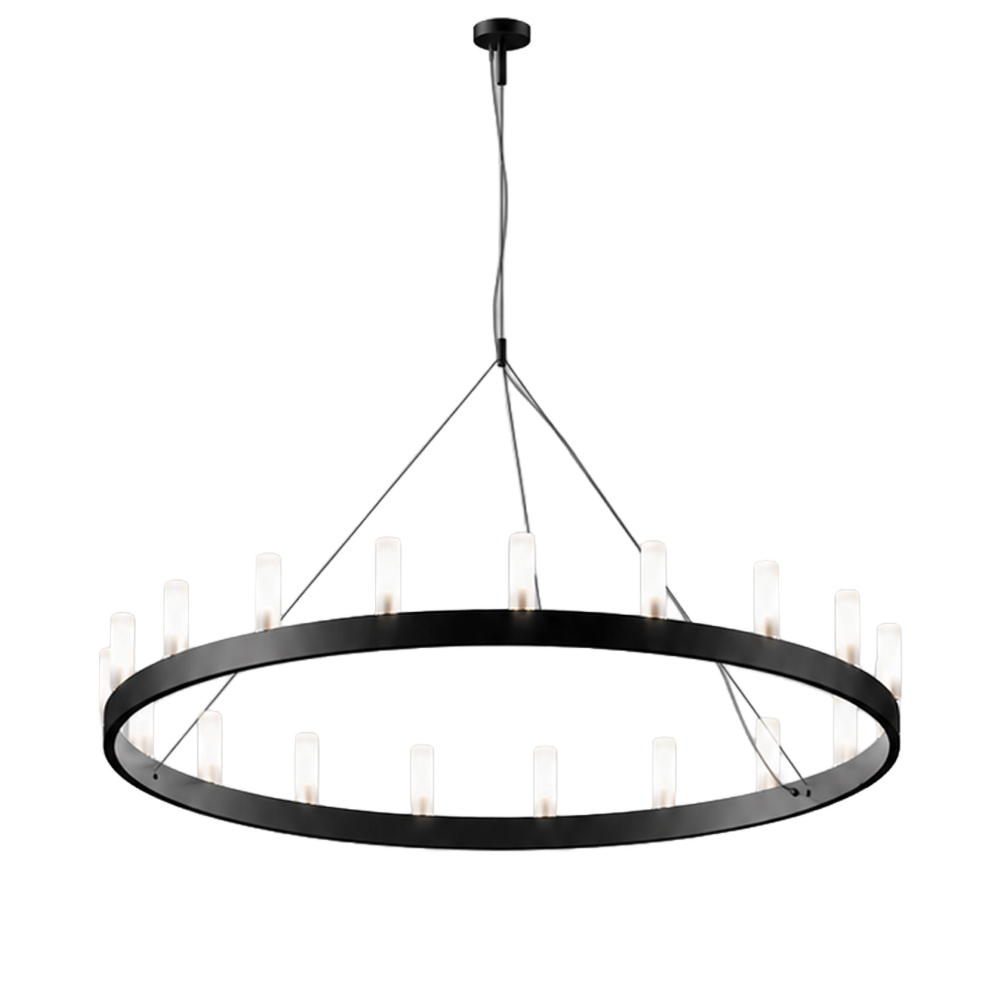 FontanaArte - Chandelier, Ø 150 cm, Svart - Takkronor - David Chipperfield - Svart