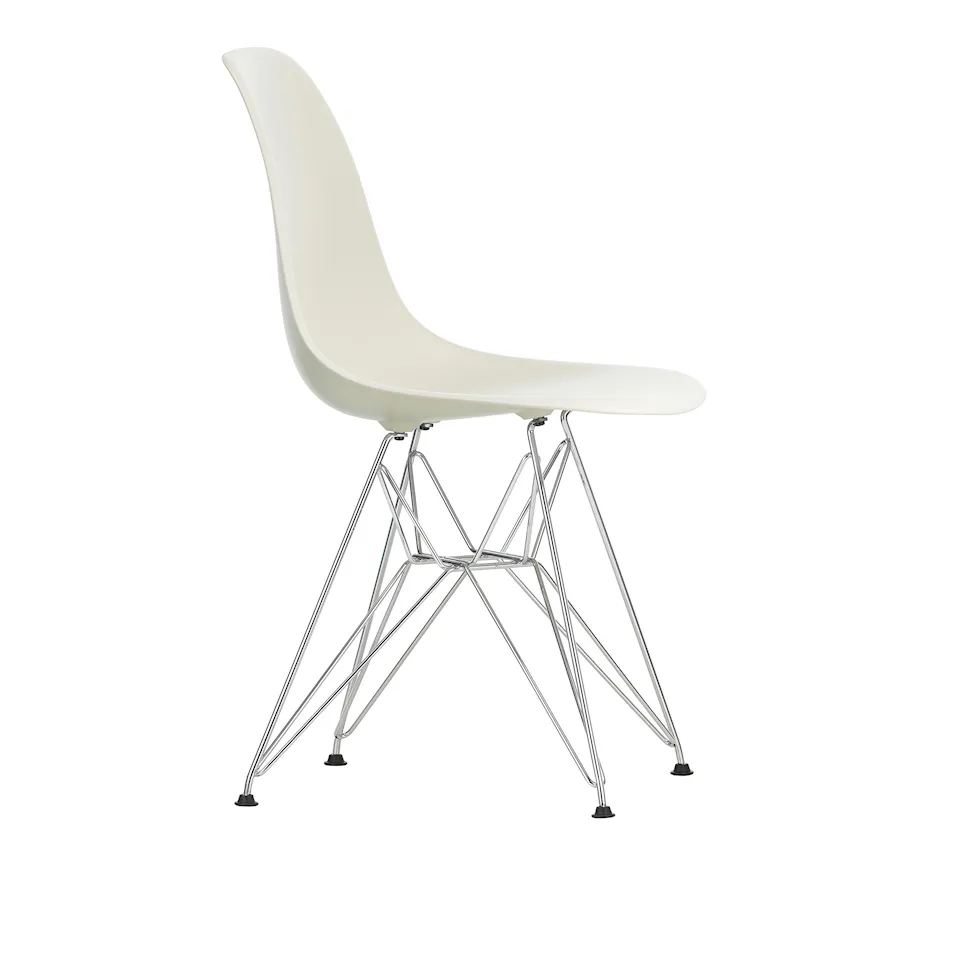 Eames RE Plastic Chair DSR stol Chrome