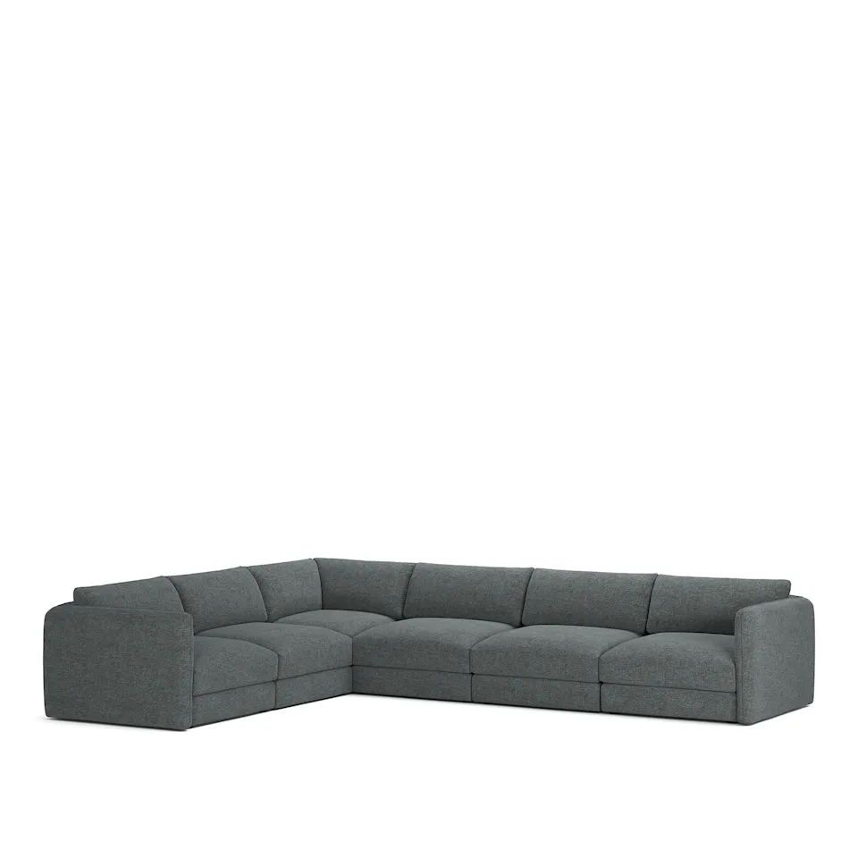 Pavarotti 6-Seater Corner, Removable Cover, Cushion Variant 03, Sienna 03