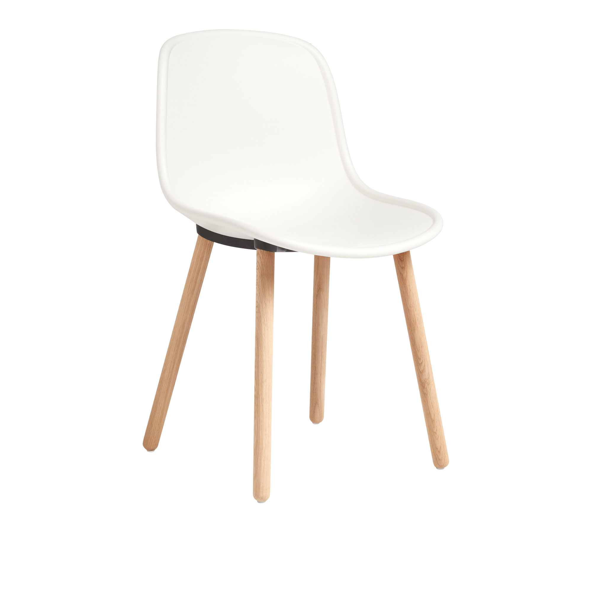 HAY - Neu 12, Soft Black Oak, Bordeaux - Matstolar - Röd - Trä/Plast