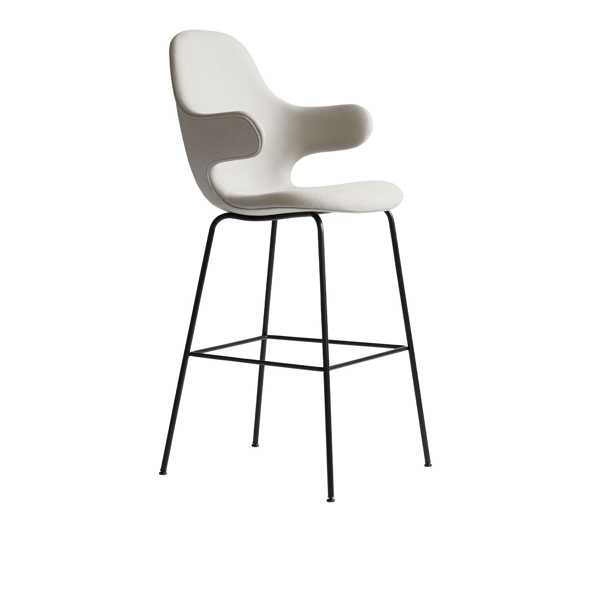 &Tradition - Catch JH17 - Black - Fabric cat.2 - Divina Melange 3 170 - Barstolar & barpallar - Jaime Hayón - Metall/Textilmaterial