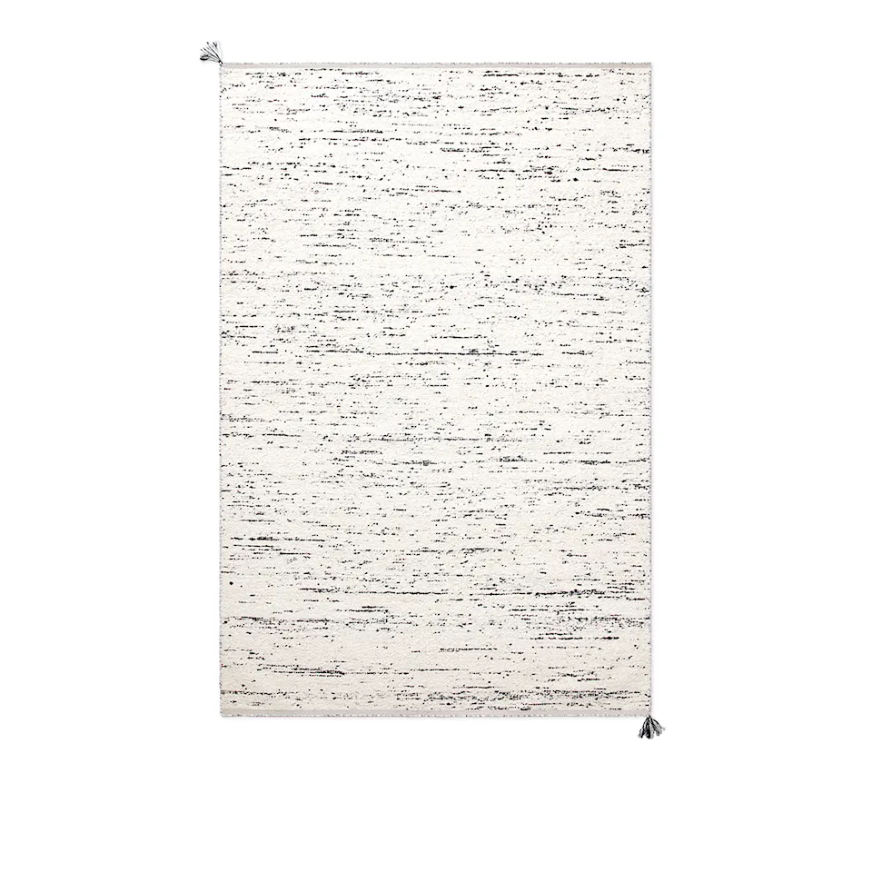 Boucle Cream/Black ullmatta