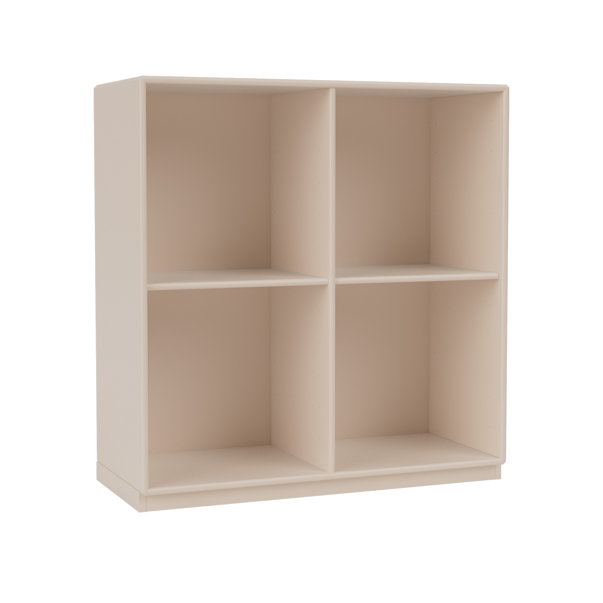 montana - show bookcase 168-clay 06 plinth 3 cm - hyllor & hyllsystem - peter j. lassen - beige - trä