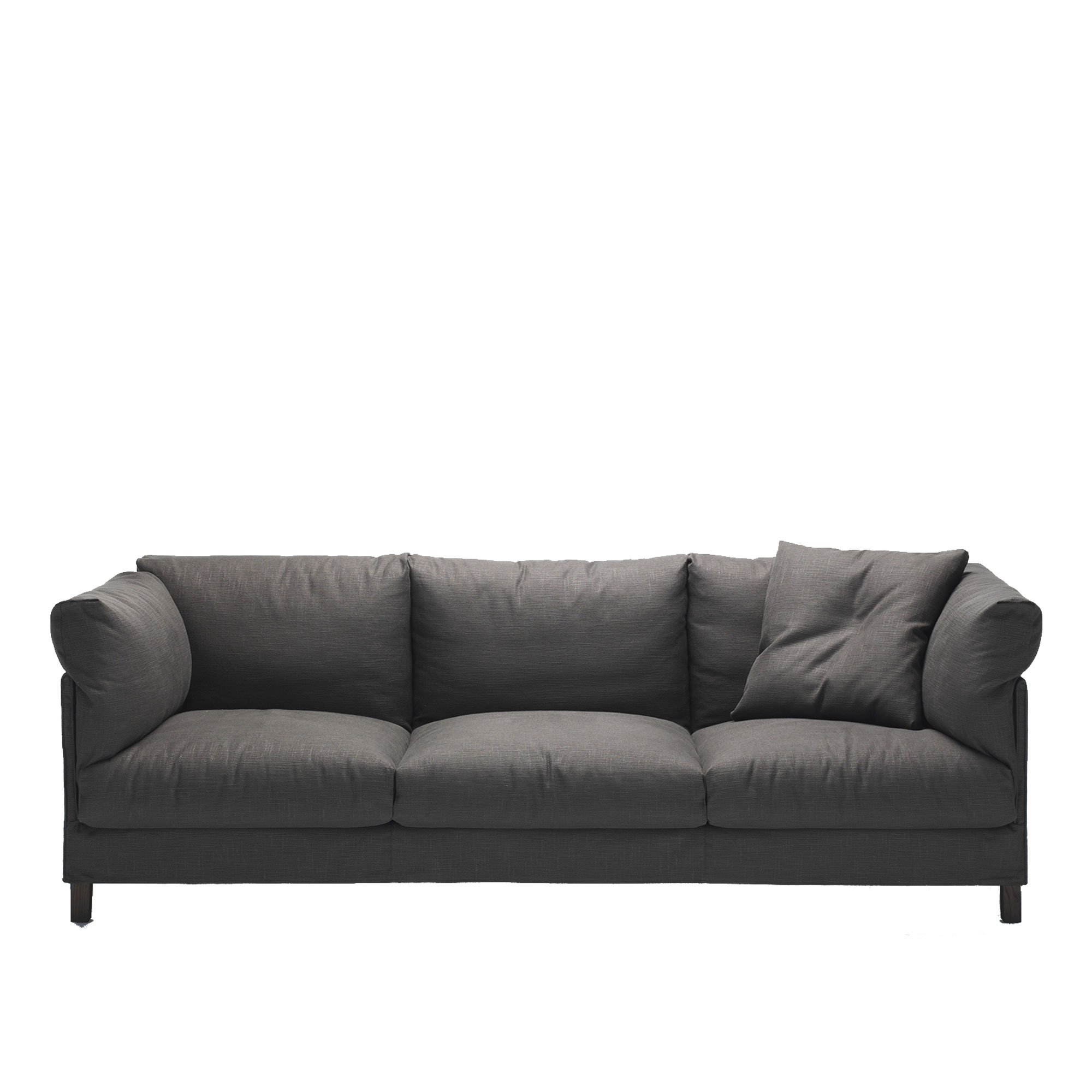 Living Divani - Chemise Sofa 220, Cushions 2 x 50x50 / 2 x 60x50, Fibre/Down, Fabric Cat. Top 04 Khali 01 - Soffor - Piero Lissoni
