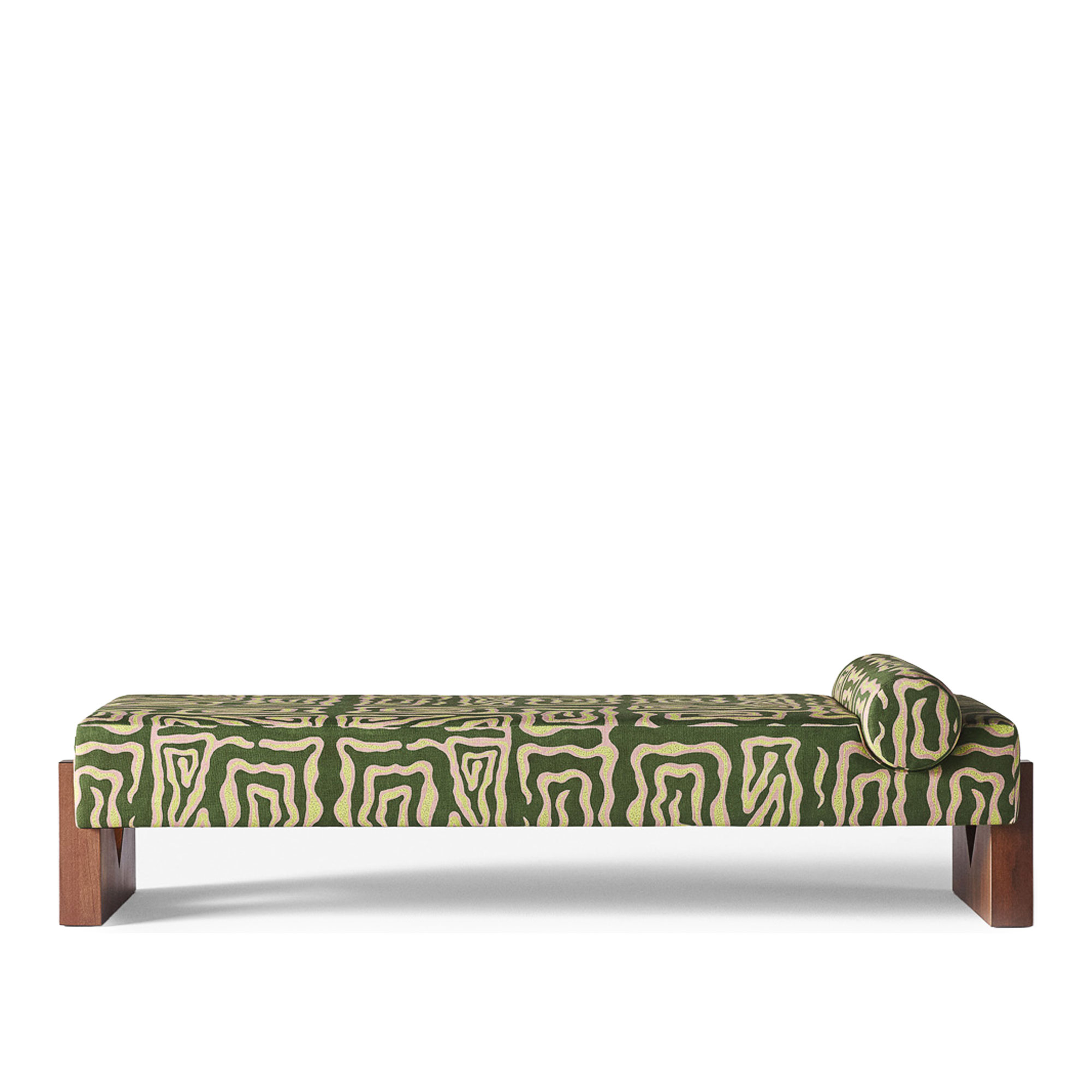 Dusty Deco - V Daybed Beaten Track Green - Dagbäddar - Matthew Williamson - Grön - Linne | Möbler - Soffor Och Dagbäddar - Dagbäddar | Möbelexperten