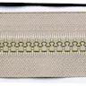 Beige zippers