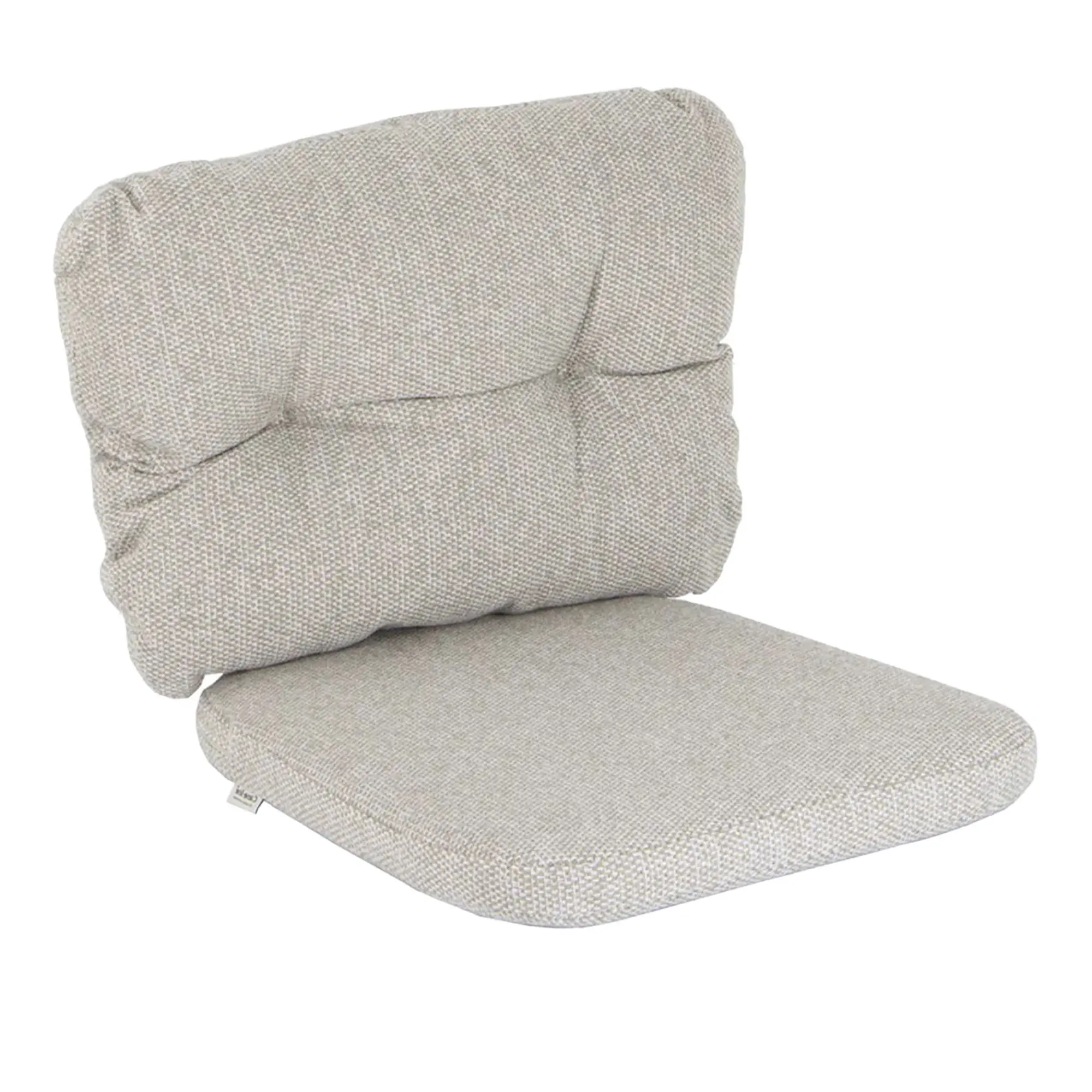 Ocean outdoor dining chair cushion set – Light Brown Wove