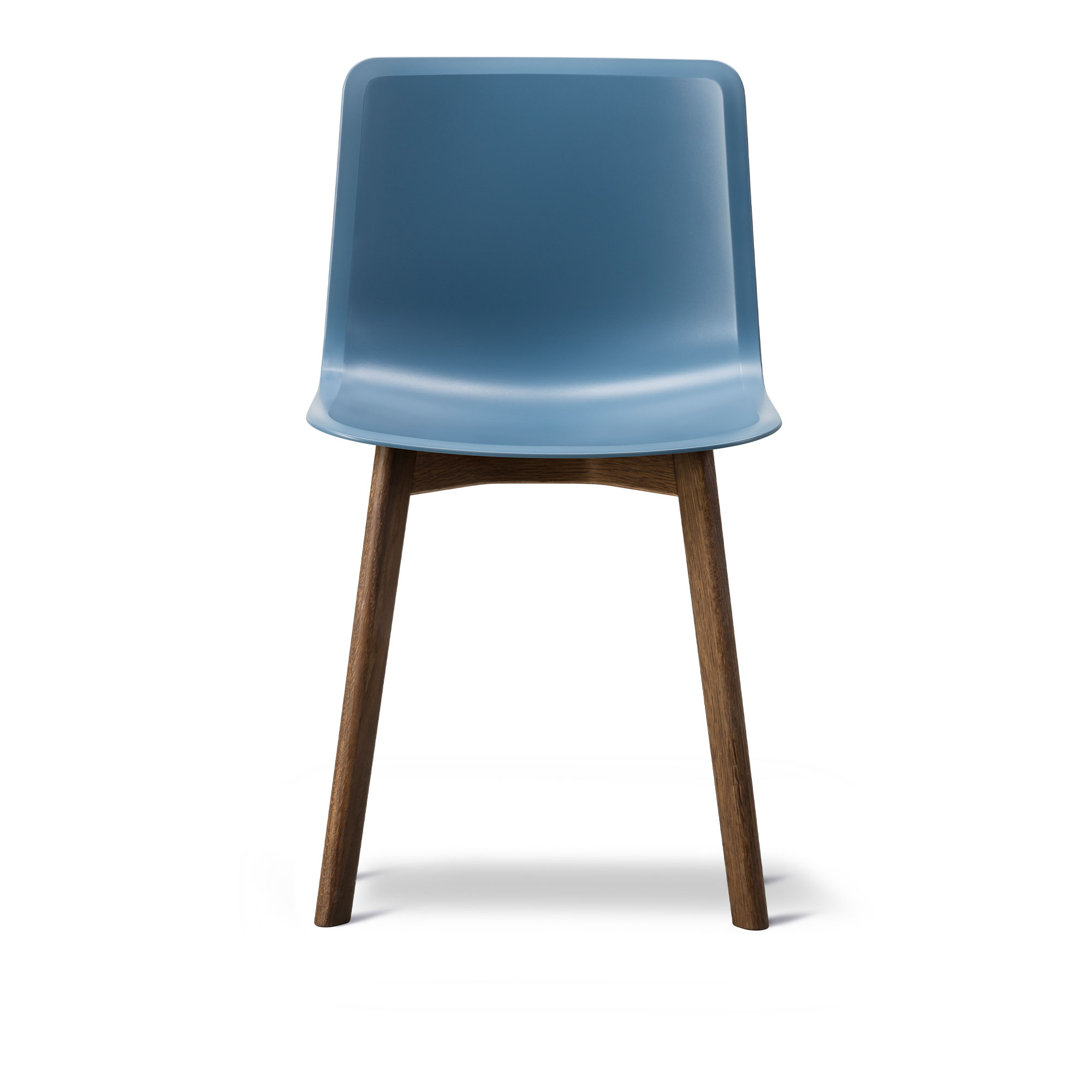 Fredericia Furniture - Pato Wood Base, Storm, Rökt ek - Matstolar - Welling/Ludvik