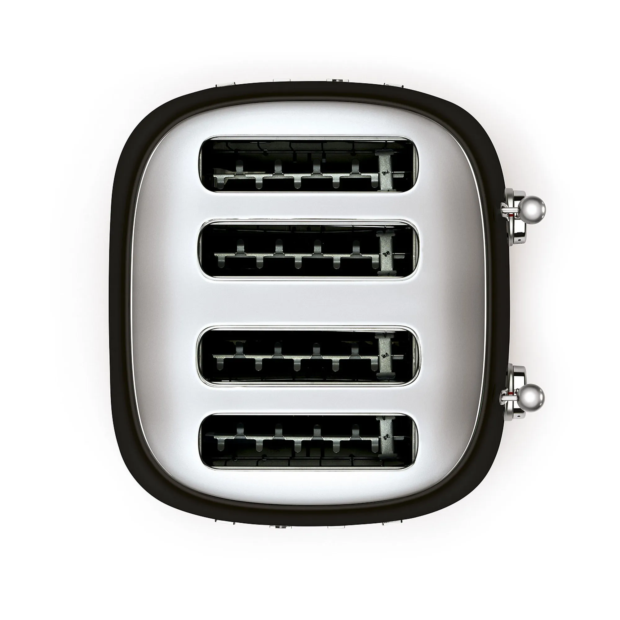 Smeg 4 Slot Toaster Black