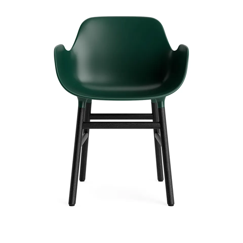 Form Armchair Black Oak