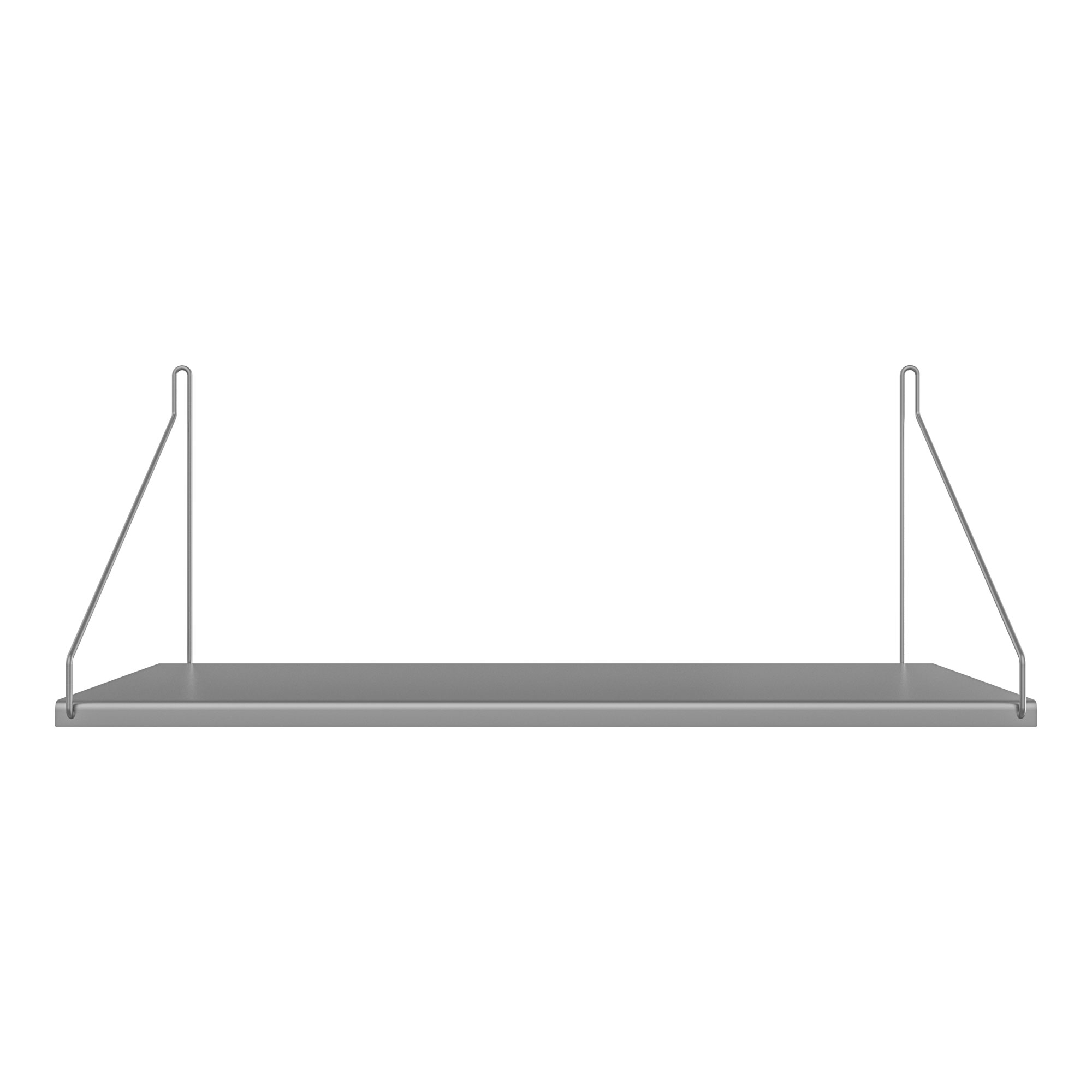 Frama - Single Shelf vägghylla Stainless Steel D27 W60 - Kim Richardt - Silver - Metall |  | Möbelexperten