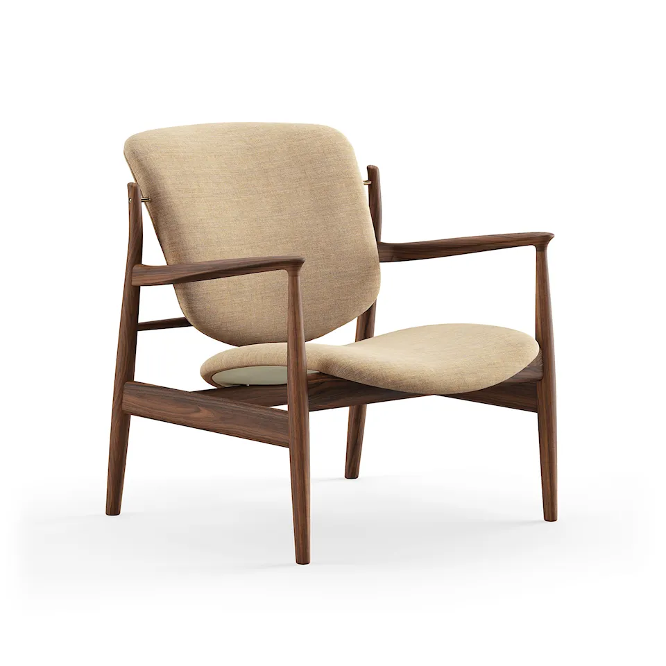 France fåtölj Walnut