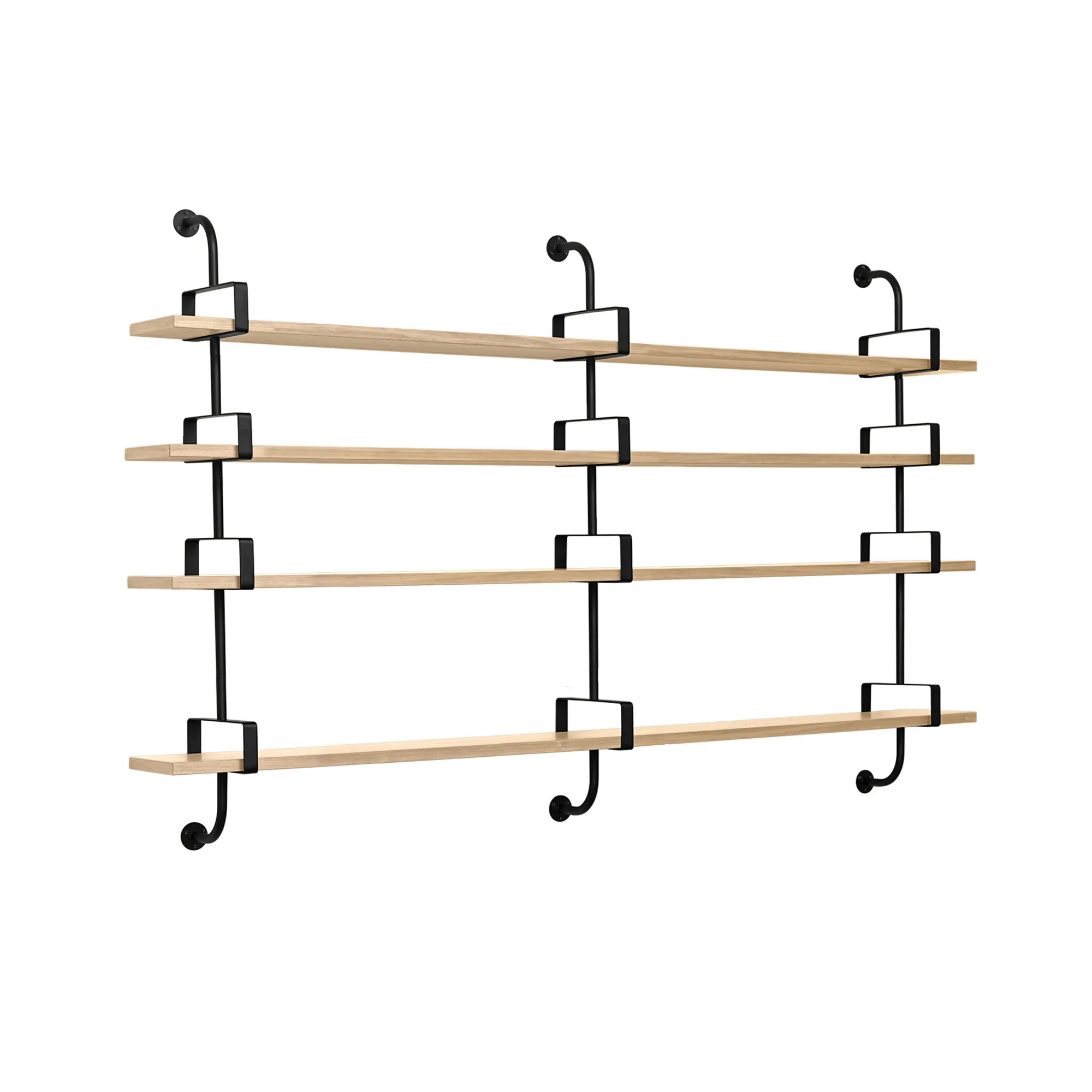 Démon vägghylla 4 hyllplan 215 cm