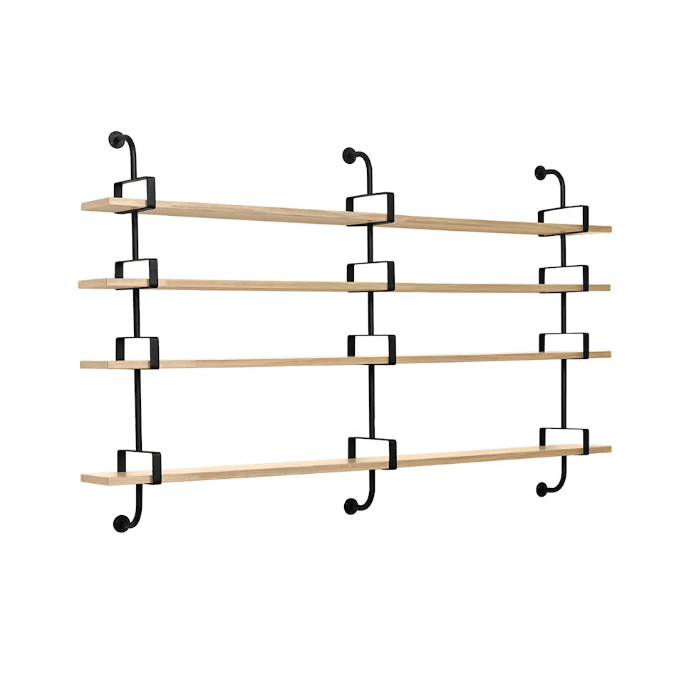 Démon vägghylla 4 hyllplan 215 cm