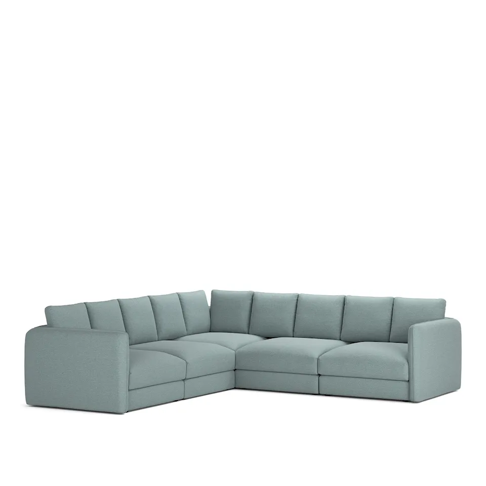 Pavarotti 5-Seater Corner, Removable Cover, Cushion Variant 02, Lario 12