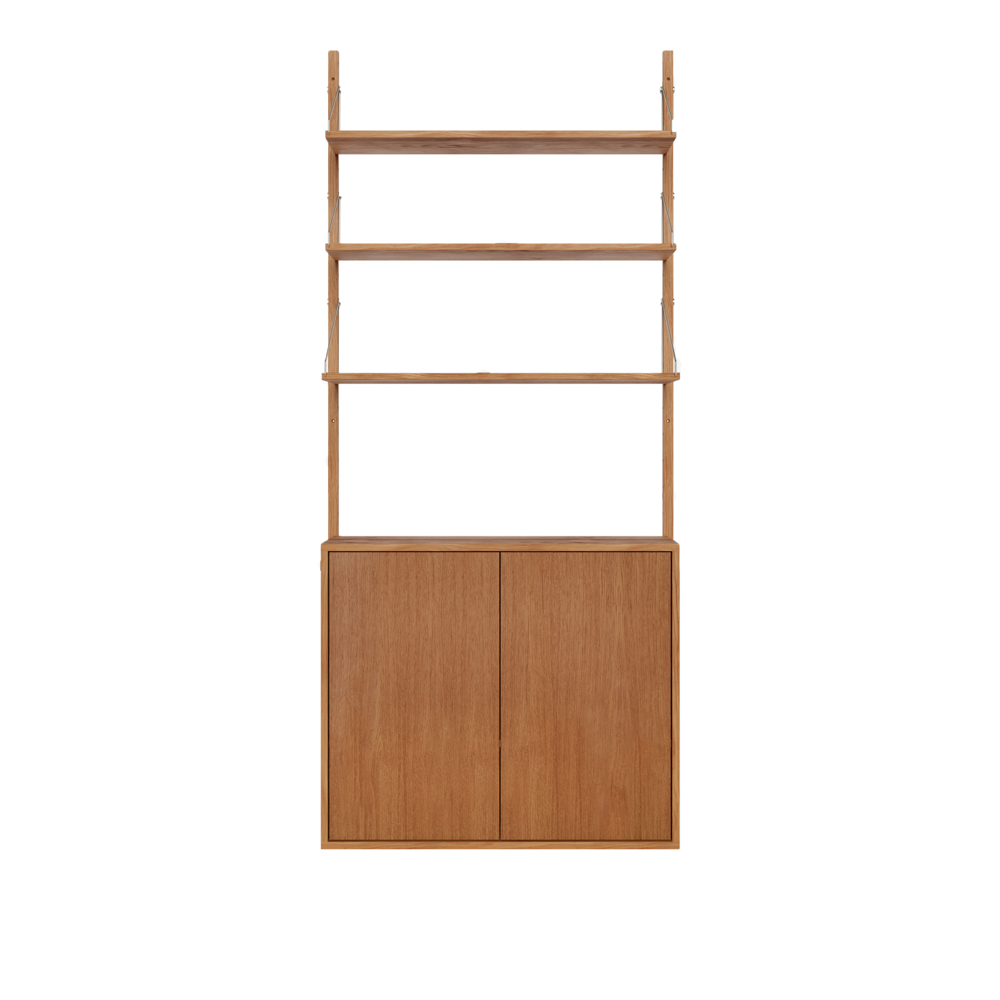 Frama - Shelf Library Cabinet Section M H1852 Natural Oil - Hyllor - Kim Richardt - Träfärgad - Metall/Trä | Möbler - Förvaring Och Hyllor - Hyllor | Möbelexperten