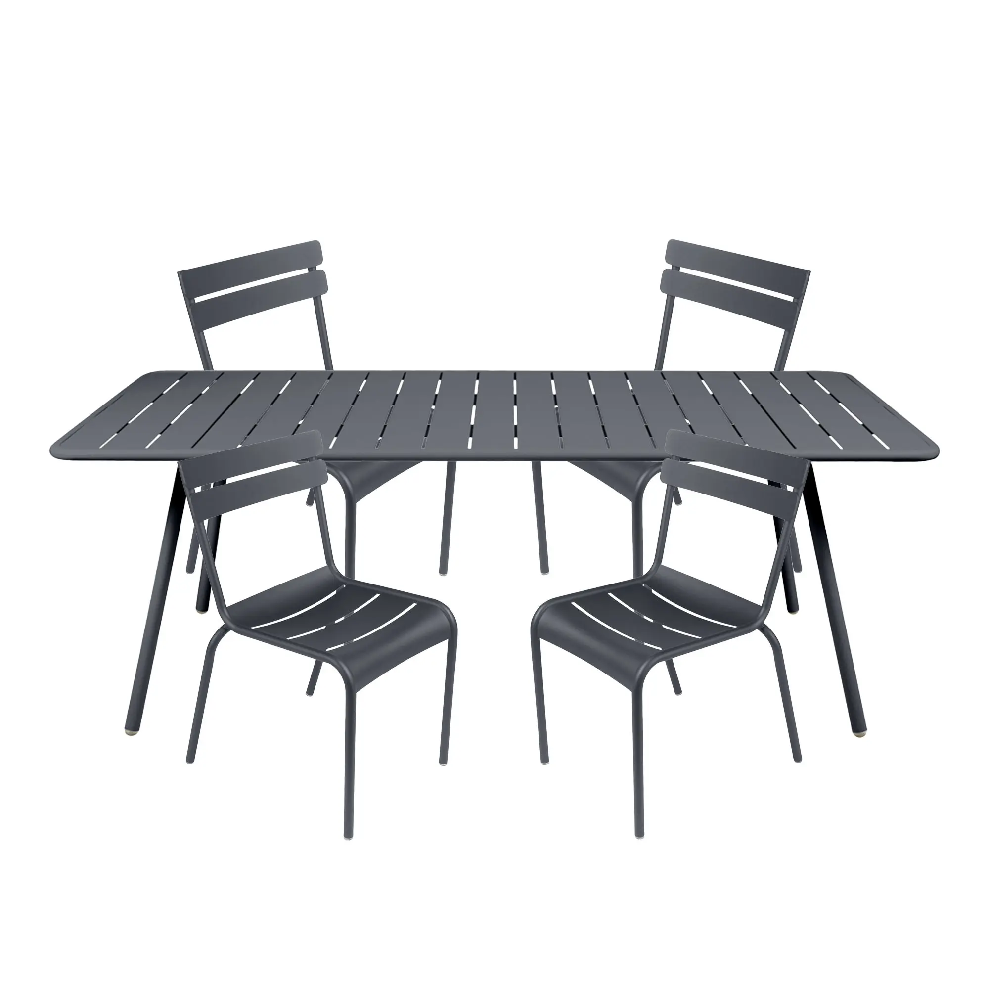 Luxembourg spisestuesett med bord 207cm og 4 stoler