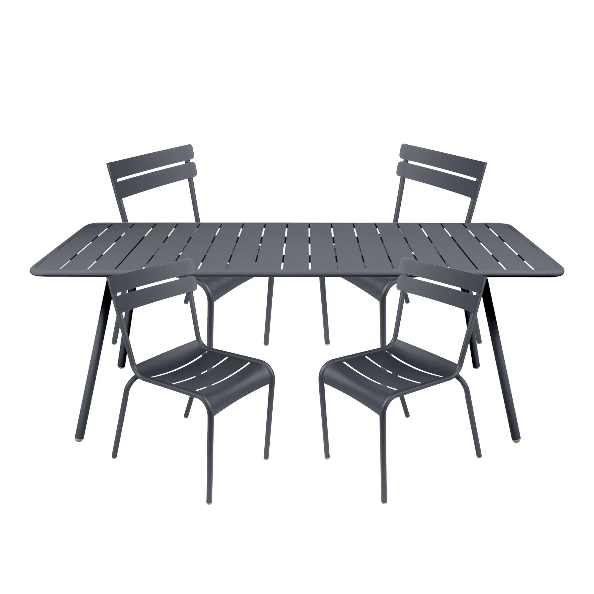 Luxembourg matgrupp med bord 207cm & 4 stolar
