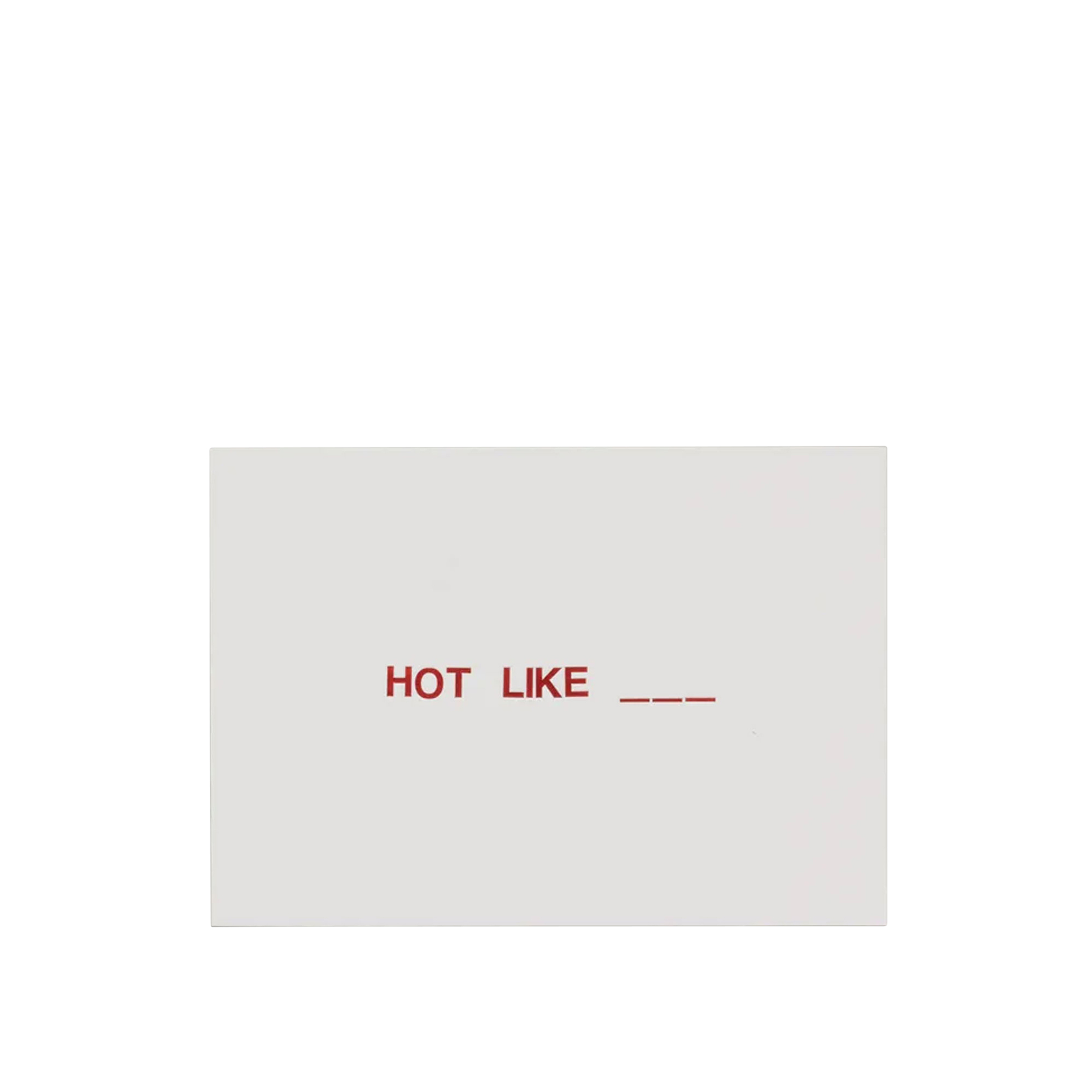 Dotsy - Underscore card - Hot like you - Anteckningsböcker & kort - Dotsy Studio - Vit