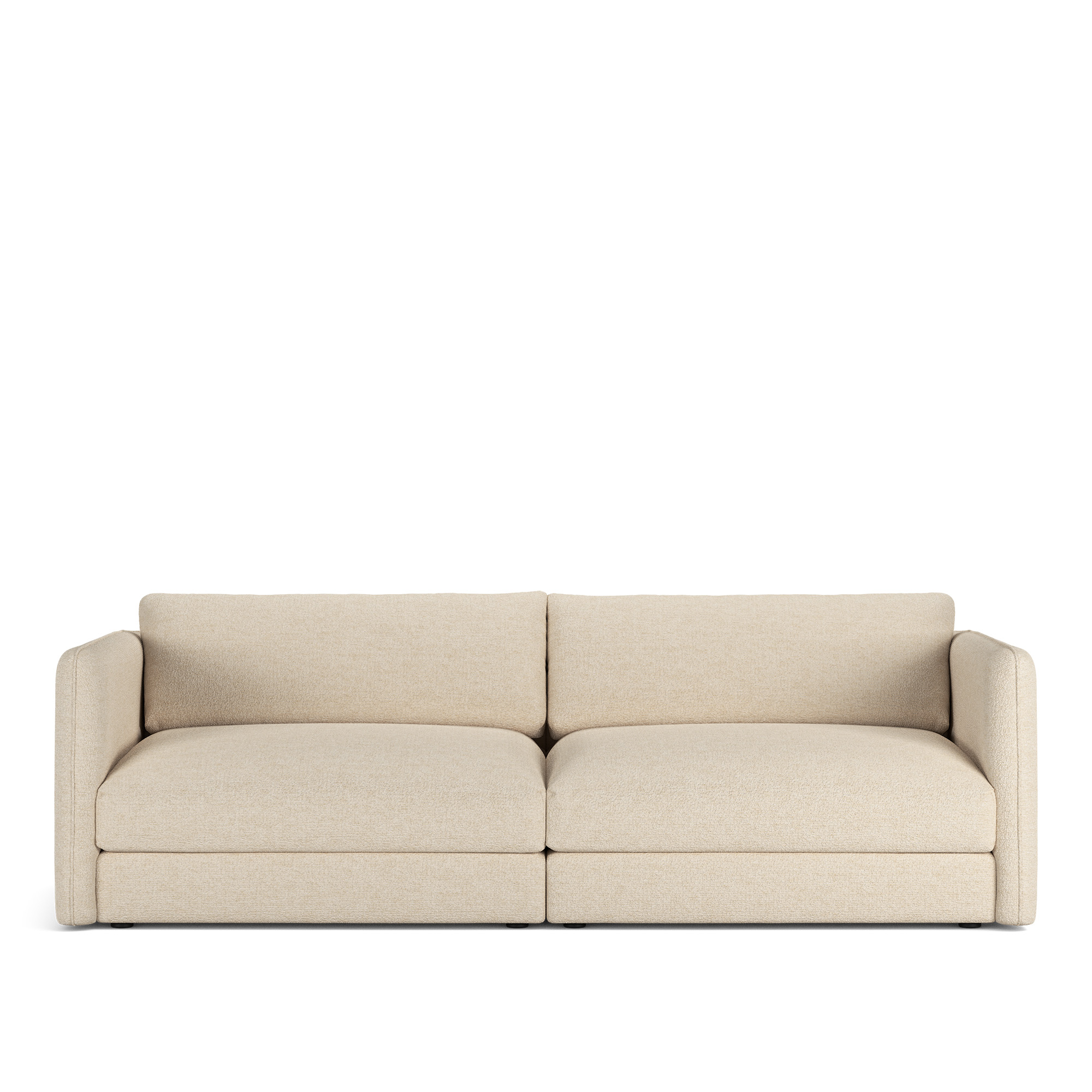 NOGA - Pavarotti 2.5-Seater, Removable Cover, Cushion Variant 03, Lucinasco 20 - Soffor - Beige