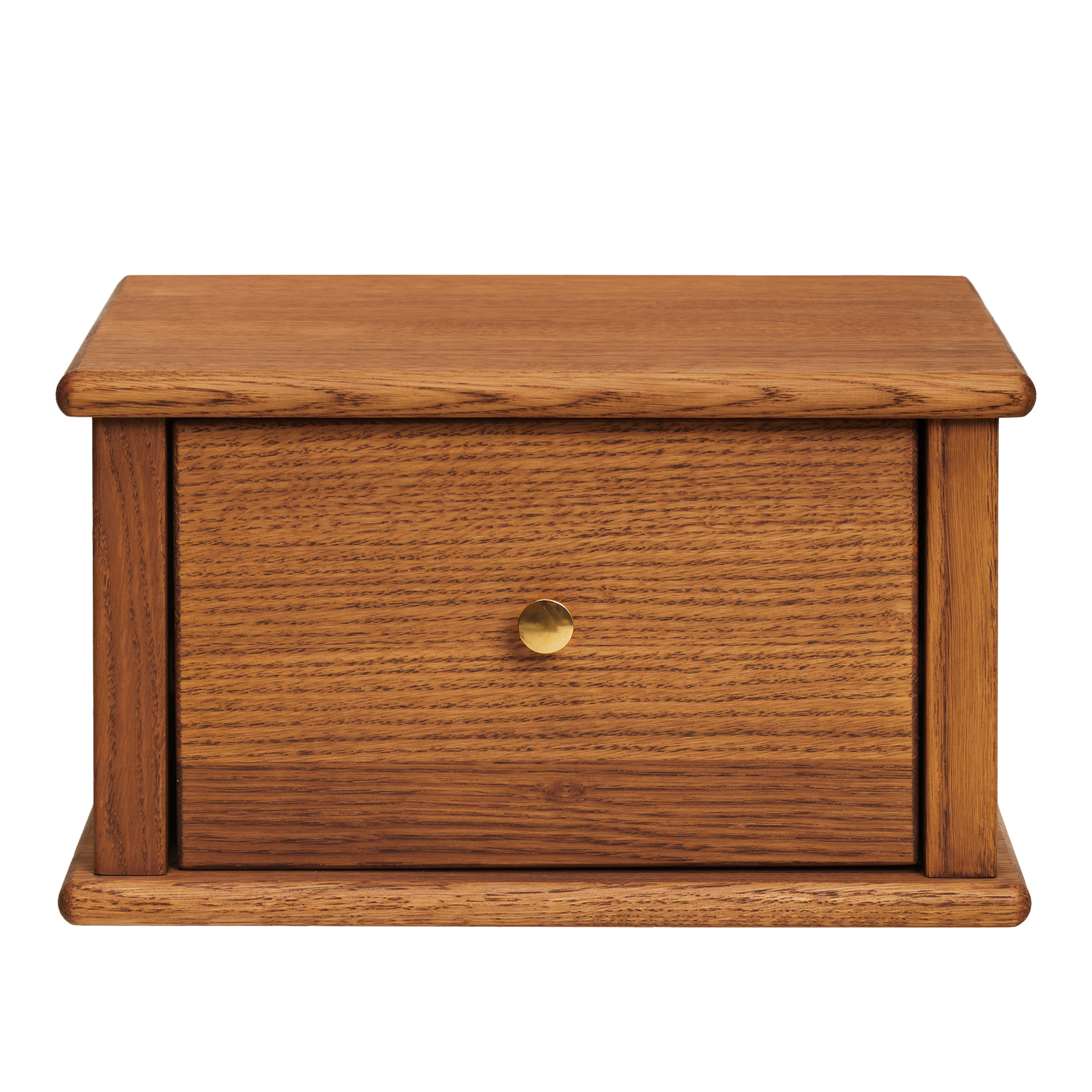 Mille Notti - Luca Wall-Mounted Bedside Table Brown - Sängbord - Eva Schildt - Träfärgad - Trä