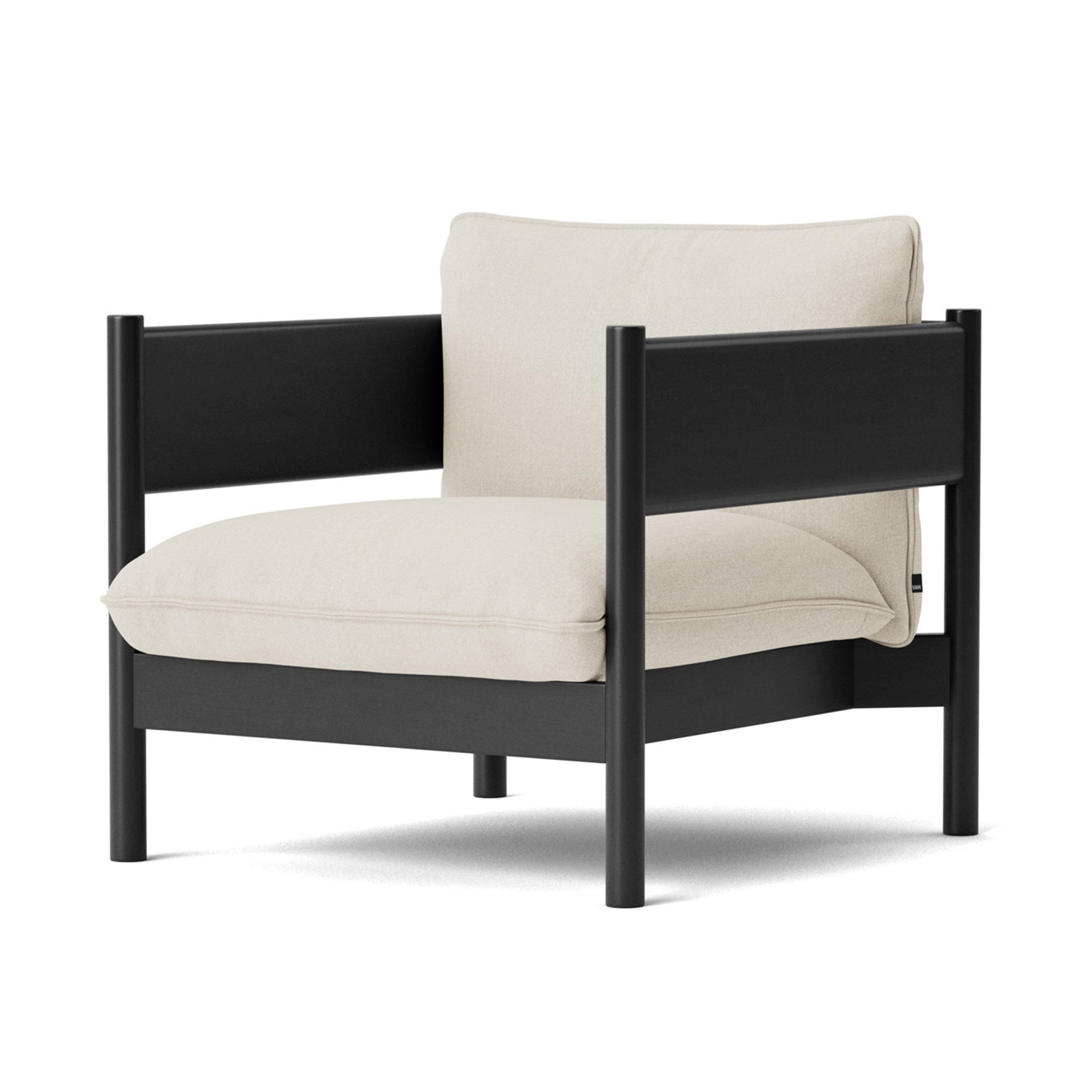 HAY - Arbour Club Armchair Vidar 1511 / Vidar 1511 / Black Lacquer Beech - Lenestoler - Andreas Engesvik,Daniel Rybakken - MDF/Tre