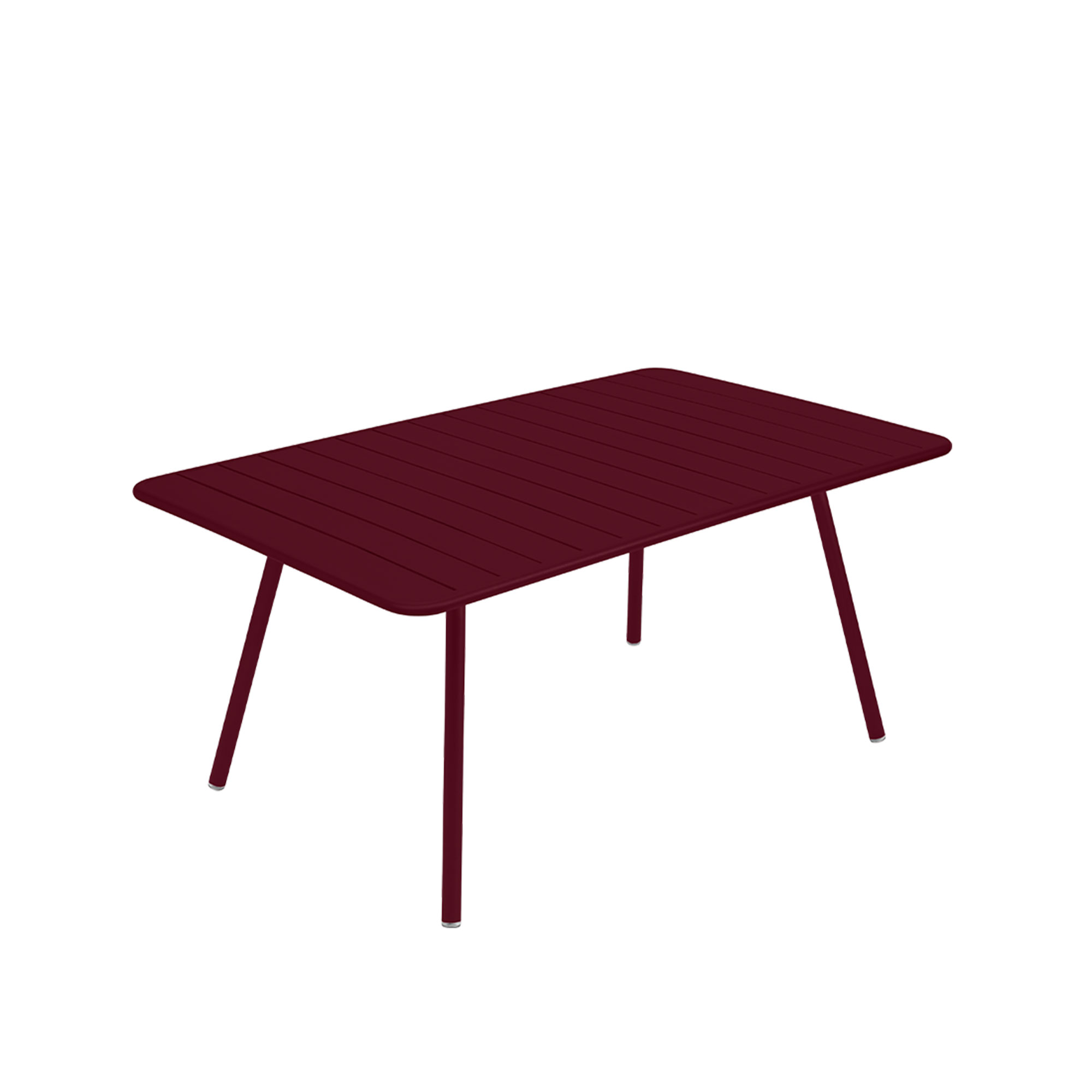Fermob - Luxembourg Table 165 x 100 cm, Black Cherry - Matbord utomhus - Frédéric Sofia - Röd - Metall