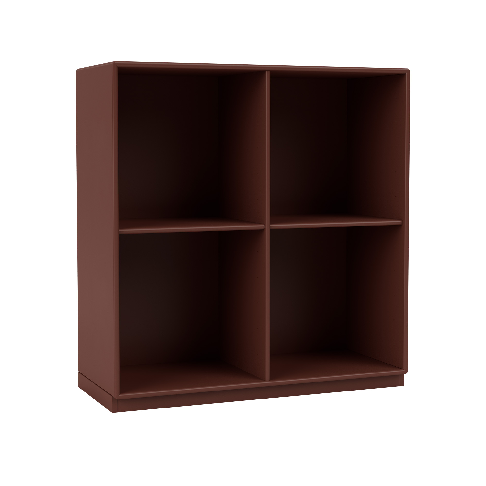 montana - show bookcase 155-masala 06 plinth 3 cm - hyllor & hyllsystem - peter j. lassen - brun - trä