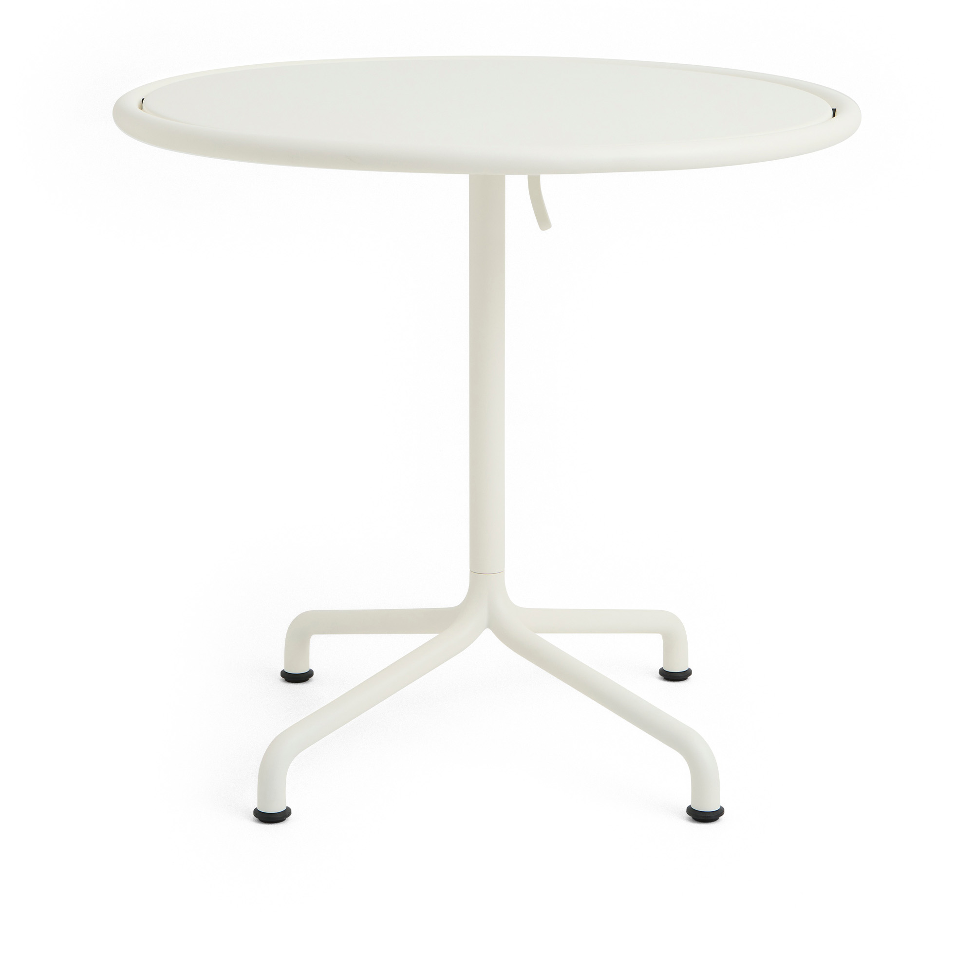 HAY - Deville Table Cream White &Oslash;80 x H74 - Matbord utomhus - Julien Renault - Metall