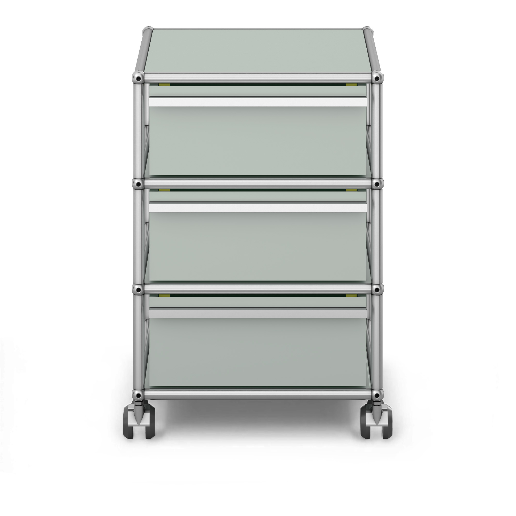 USM - USM Haller Mobile Pedestal M26 Light Gray - Hurtsar - Fritz Haller & Paul Schärer - Grå | Möbler - Förvaring Och Hyllor - Hurtsar | Möbelexperten