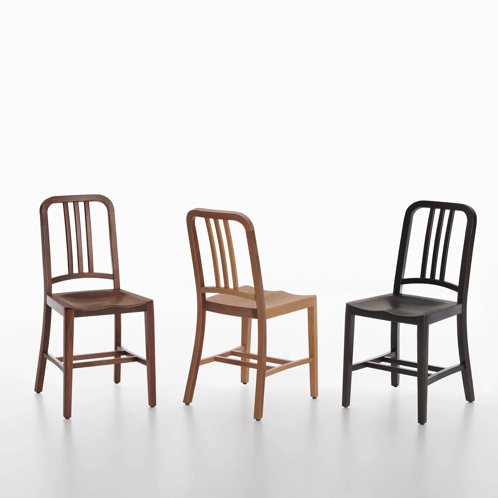 Navy Wood Chair
