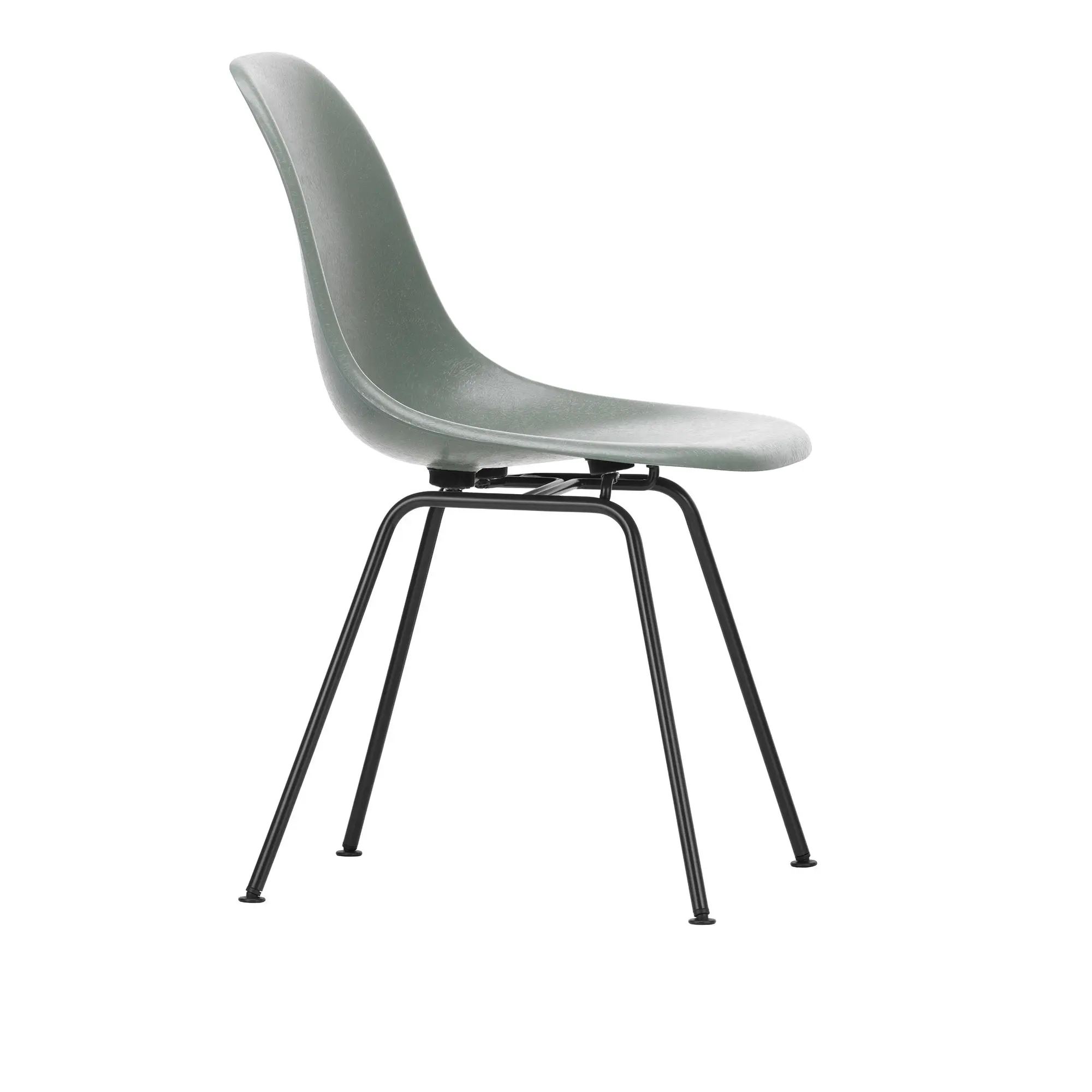 Eames Fiberglass Chair DSX stol Basic Dark