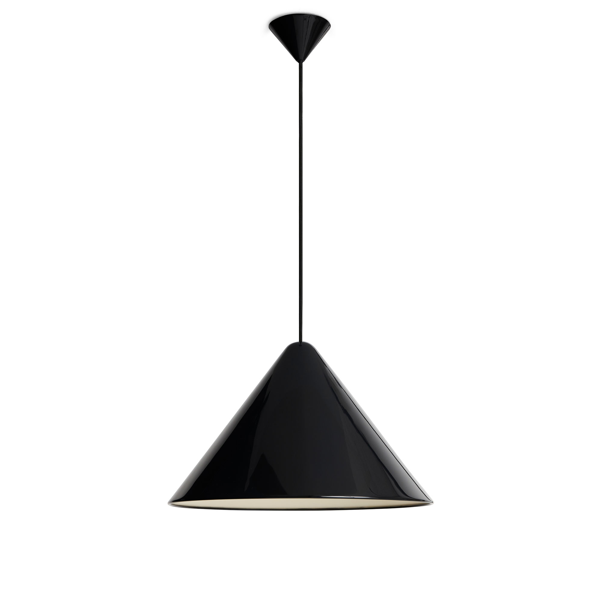HAY - Compass Pendant 430 soft black - Pendellampor - Julien Renault - Svart - Metall | Belysning - Taklampor - Pendellampor | Möbelexperten