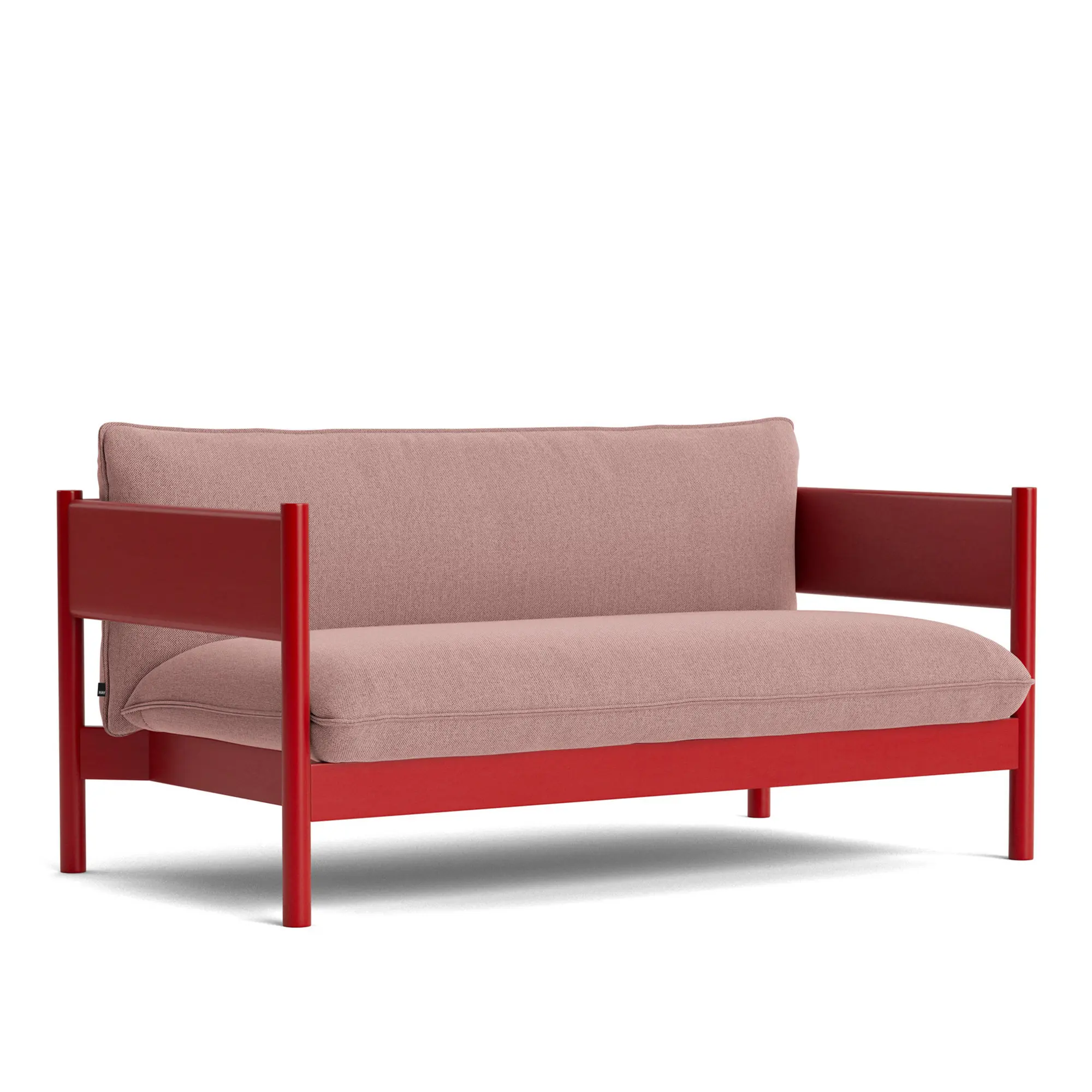 Arbour Club soffa Wine Red Lacquer Beech