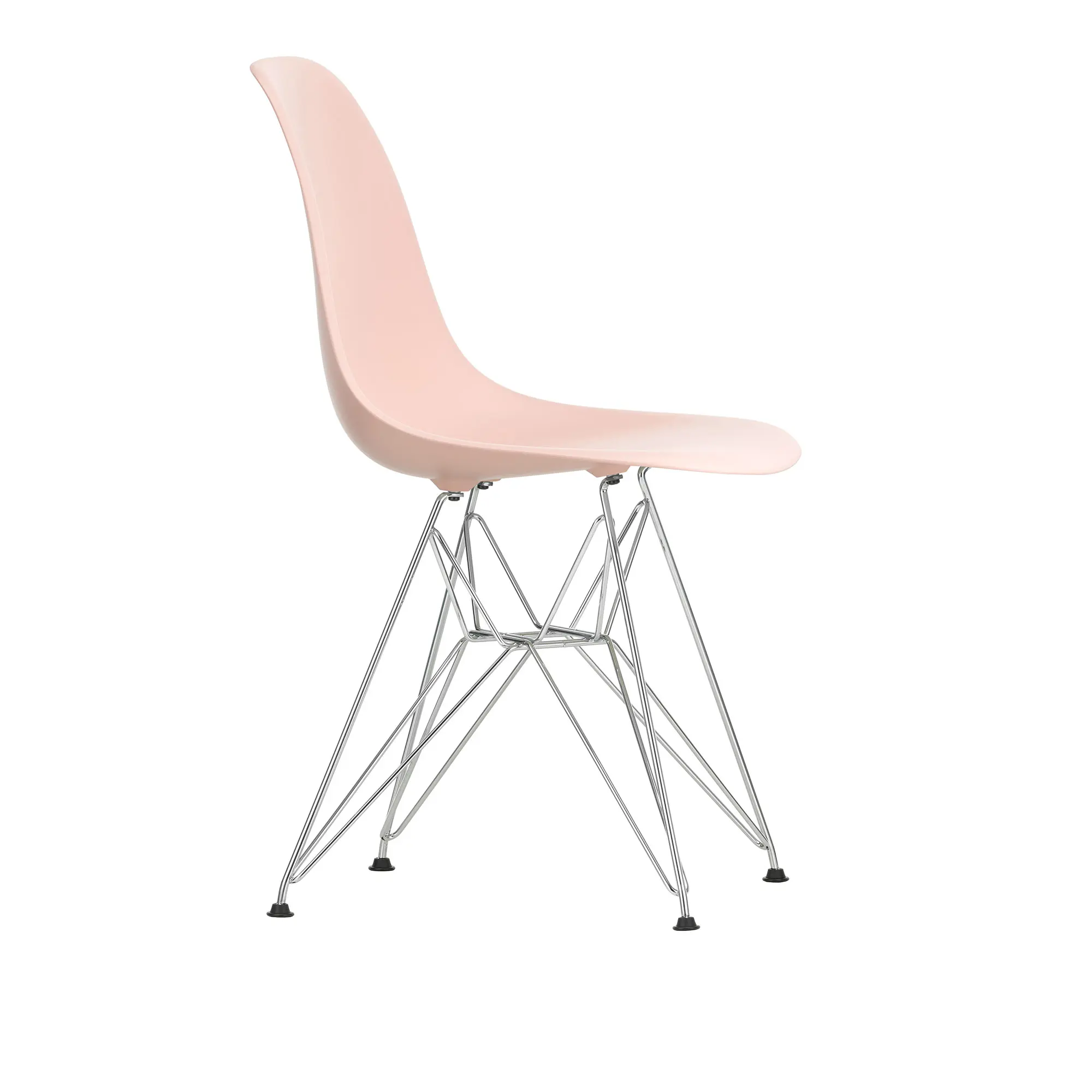 Eames RE Plastic Chair DSR stol Chrome