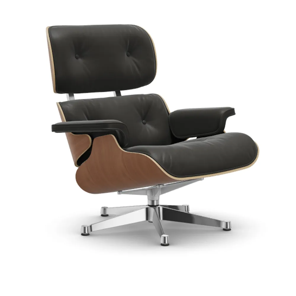 Eames Lounge Chair Cherry Polished fåtölj