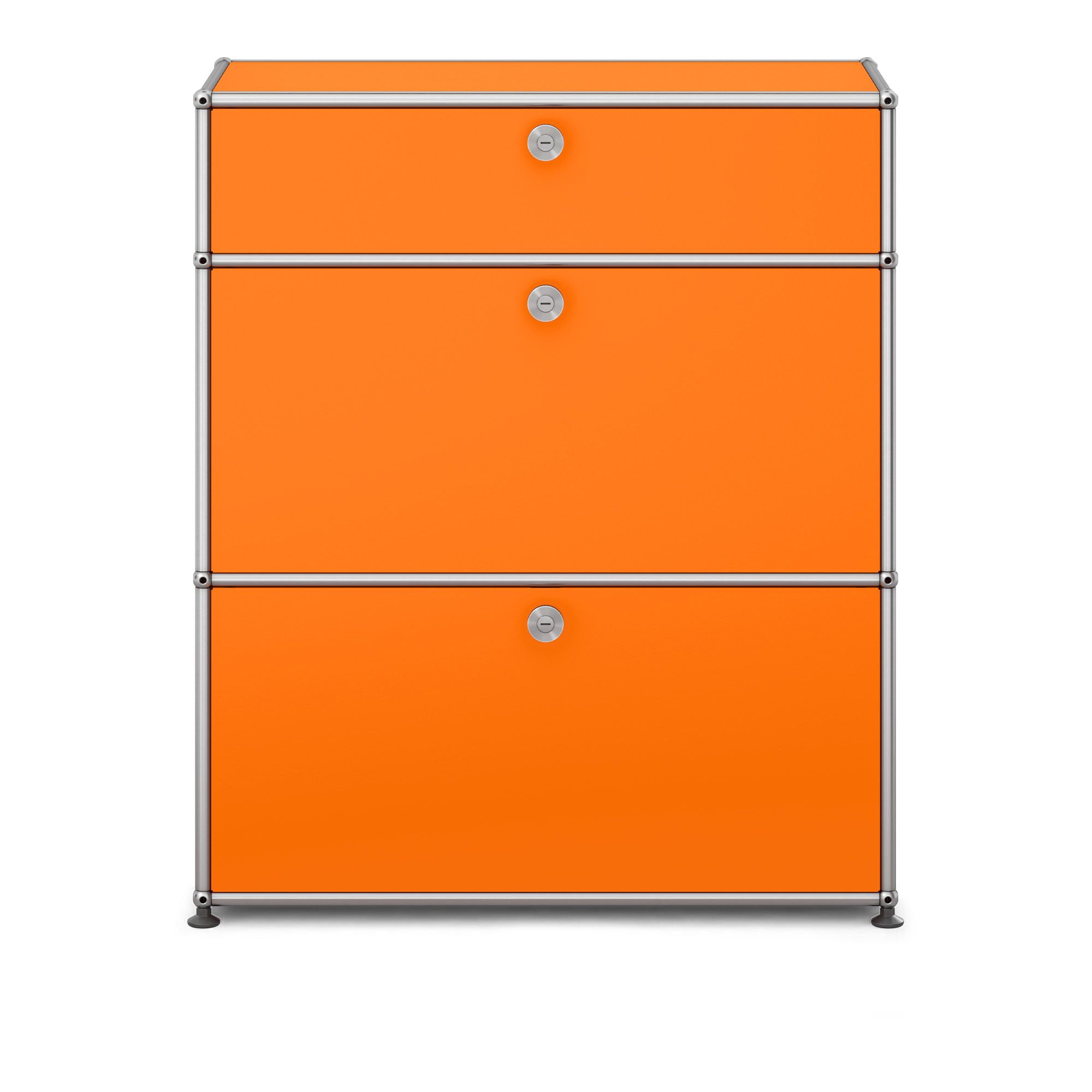 USM - USM Haller Shelf M25 Pure Orange - Byråer - Fritz Haller & Paul Schärer - Orange | Möbler - Förvaring Och Hyllor - Byråer | Möbelexperten
