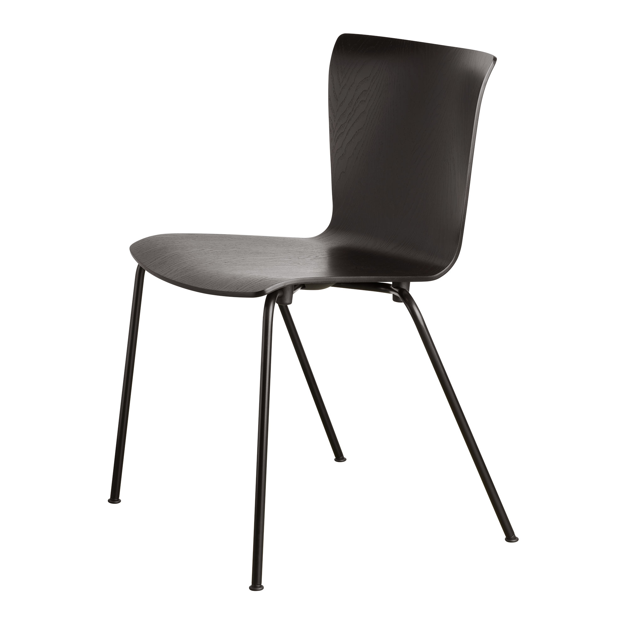 Fritz Hansen - Vico Duo VM110 Black Ash/Black - Matstolar - designer_vico_magistretti - Svart - Metall/Trä
