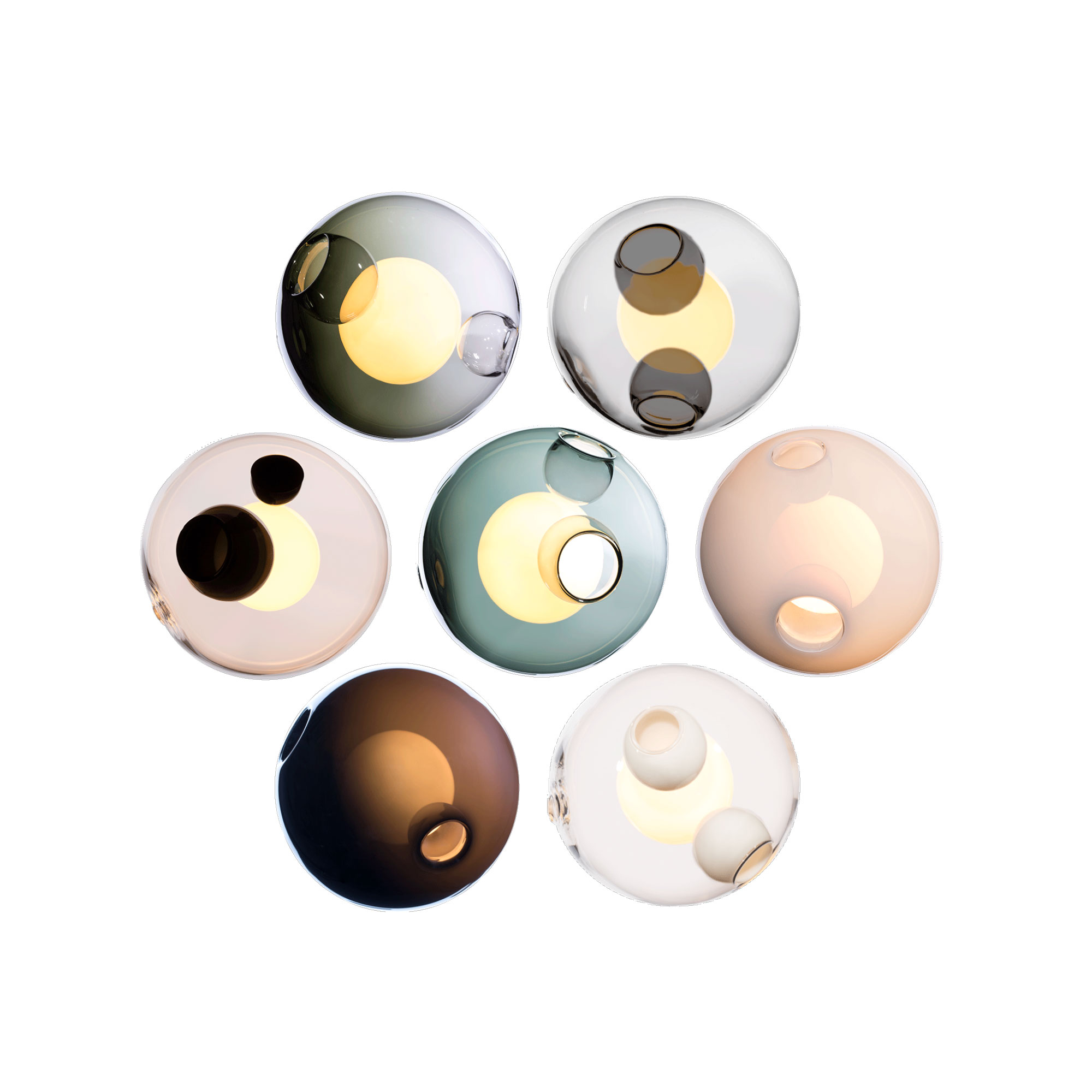 Bocci - 28.7 Cluster, Multi - 02 - Klusterlampor - Omer Arbel - Flerfärgad