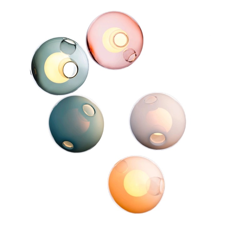 Bocci - 28.5 Random, Multi - 03 Xenon - Pendellampor - Omer Arbel - Flerfärgad