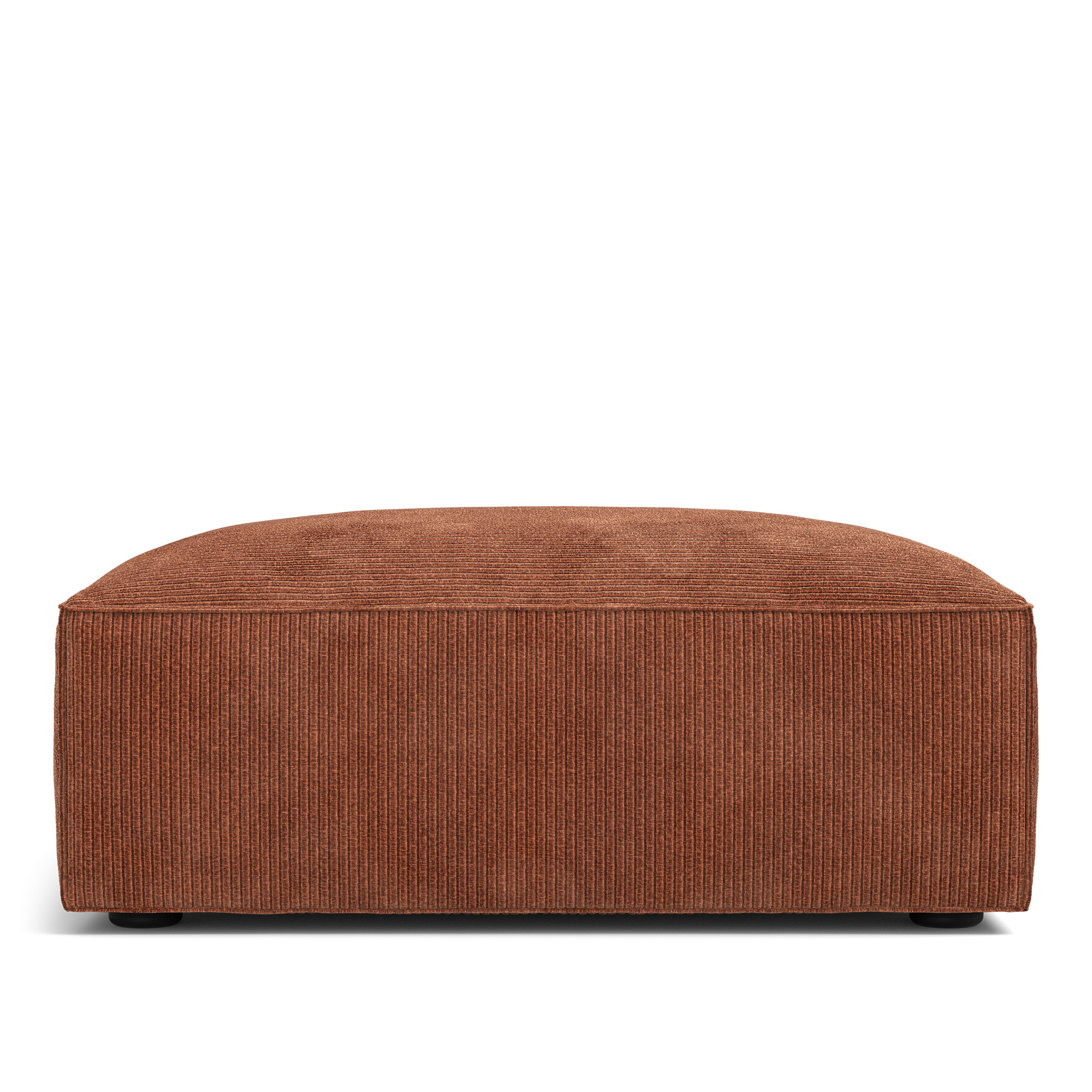 A Huseby - Famn Ottoman Racer Hazel - Fotpallar - R&ouml;d - Textilmaterial
