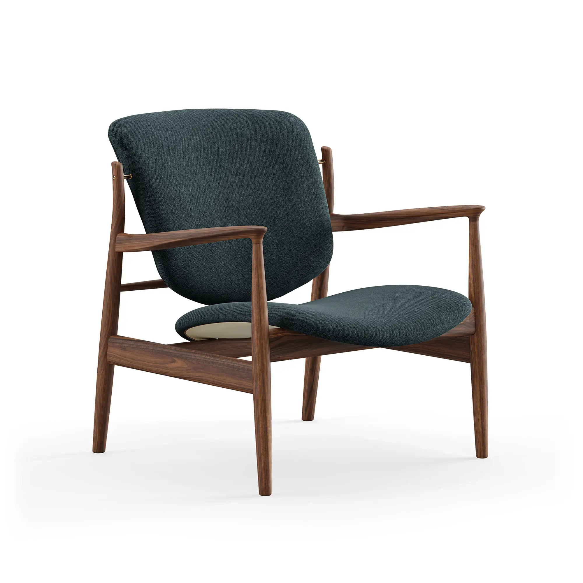France fåtölj Walnut