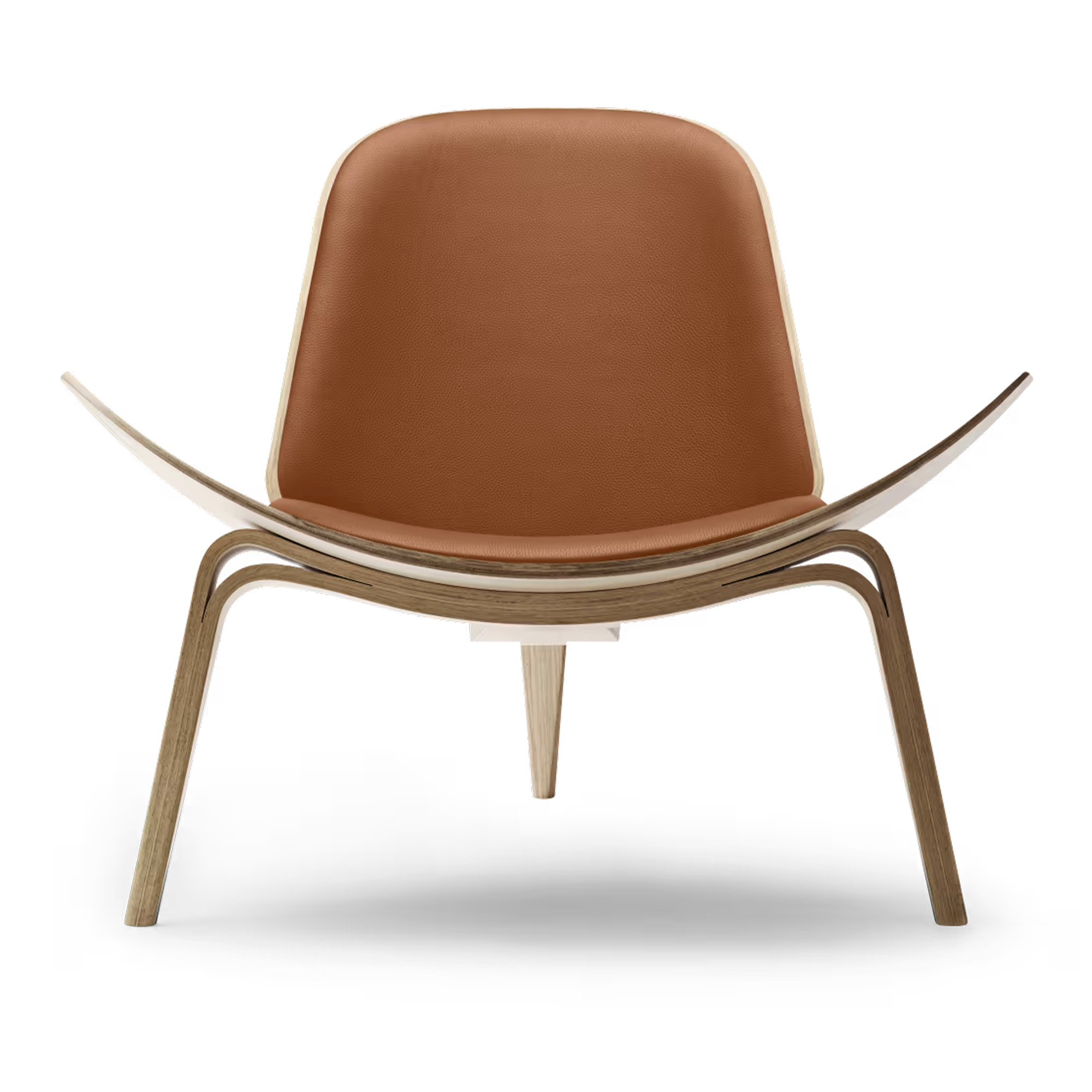 carl hansen - ch07 oak white oil thor 307 - fåtöljer - hans j. wegner - träfärgad - trä