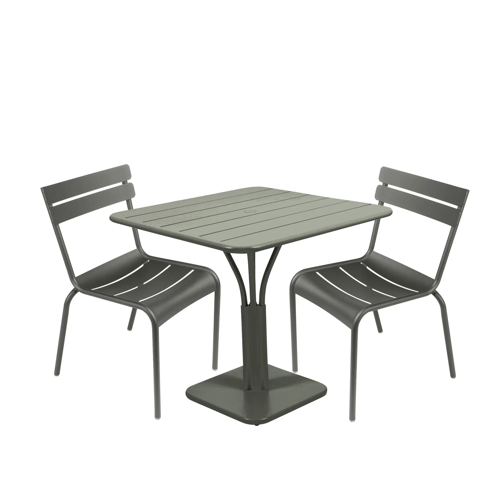 Luxembourg spisegruppe pidestallbord & 2 stoler