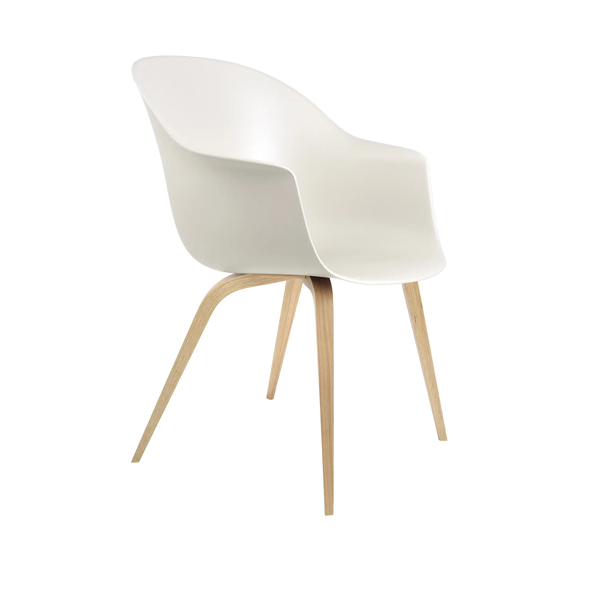 Bat spisestol Alabaster White