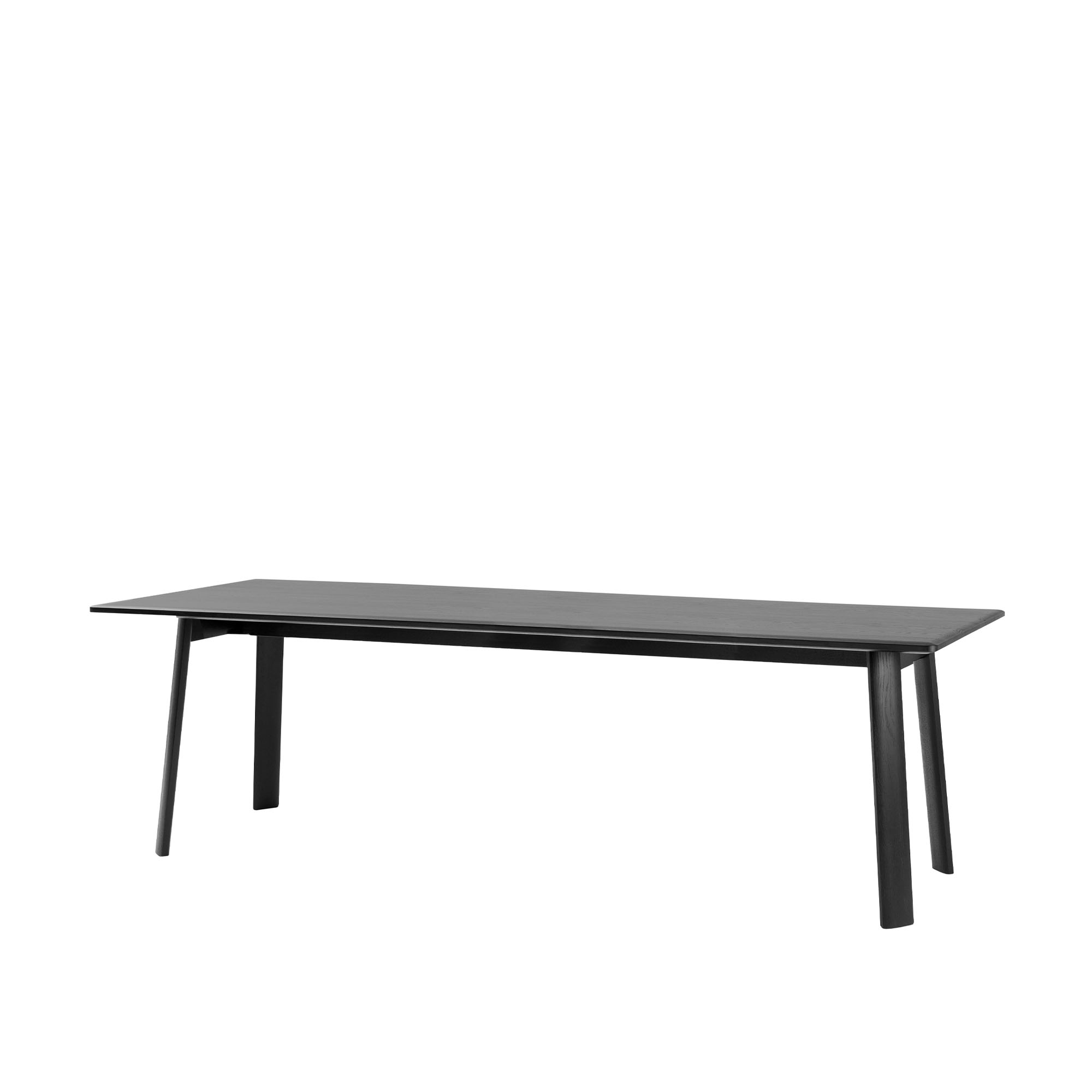 hem - alle table table 220 cm - black oak - matbord - staffan holm - svart - trä