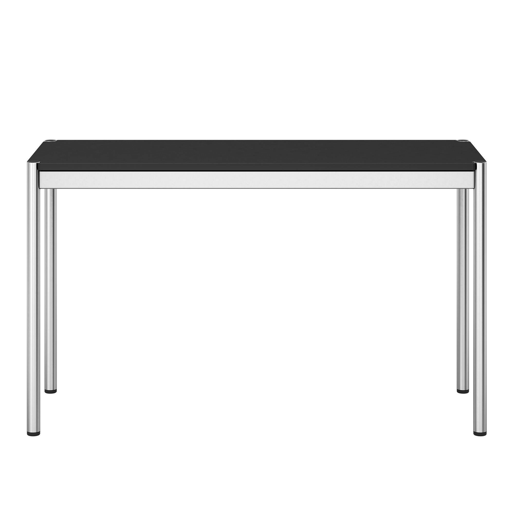 USM - USM Haller T8 41 Linoleum Nero - Skrivbord - Fritz Haller & Paul Schärer - Svart - Metall | Möbler - Bord - Skrivbord | Möbelexperten