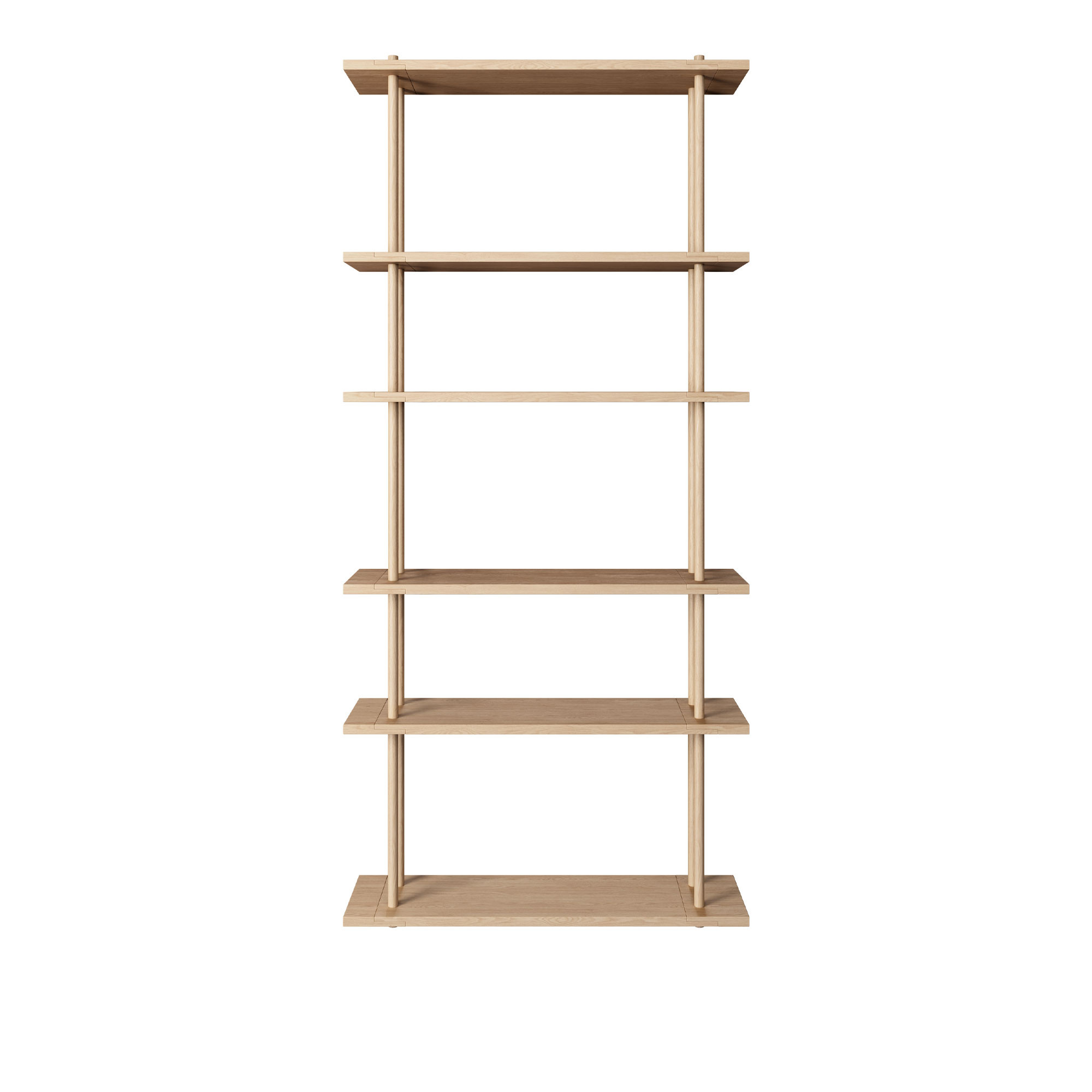 fogia - bond w106 vägg, ek - vägghyllor - main - träfärgad - trä