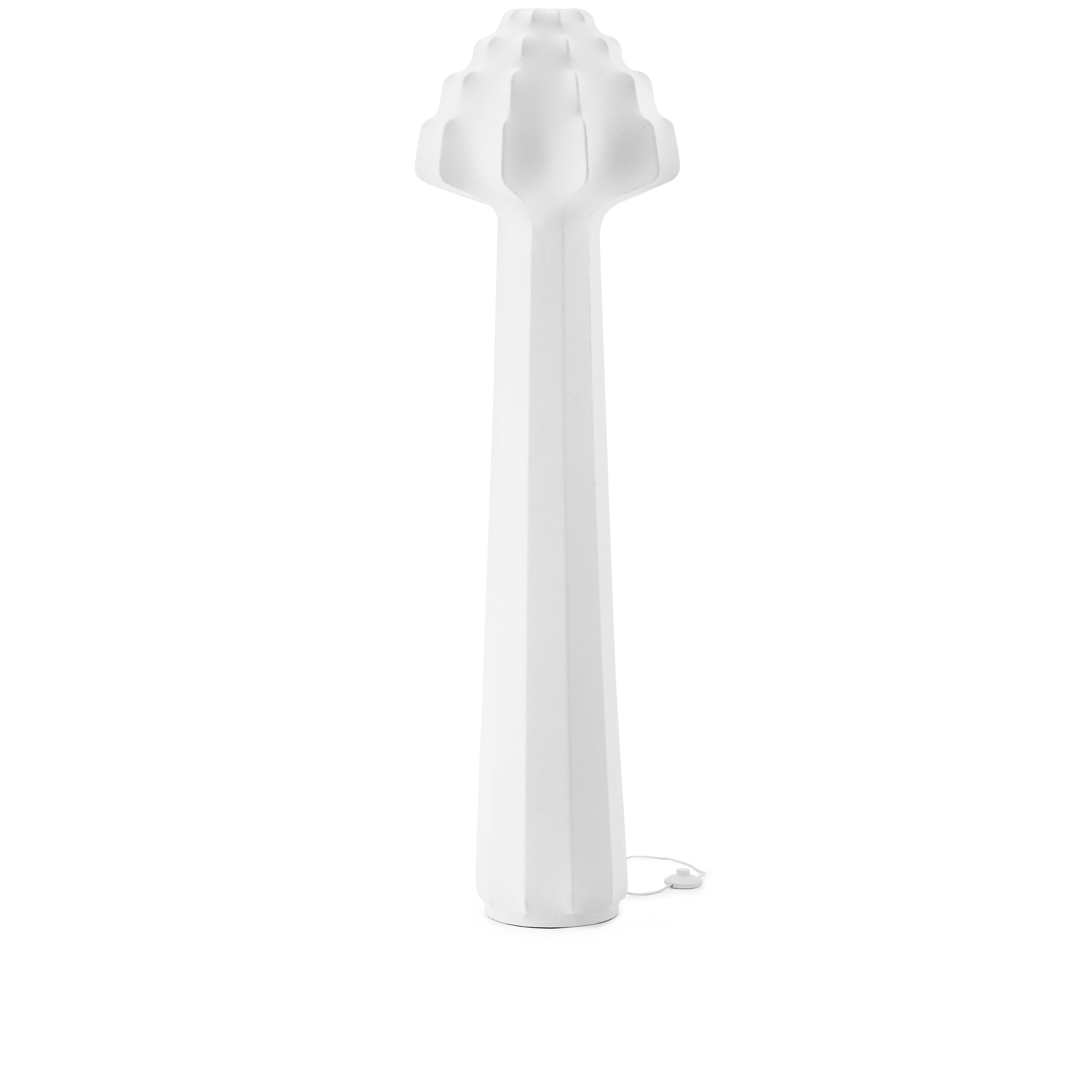 Normann Copenhagen - Phantom Floor Lamp - Skärmlampor - Simon Legald - Vit | Belysning - Golvlampor - Skärmlampor | Möbelexperten