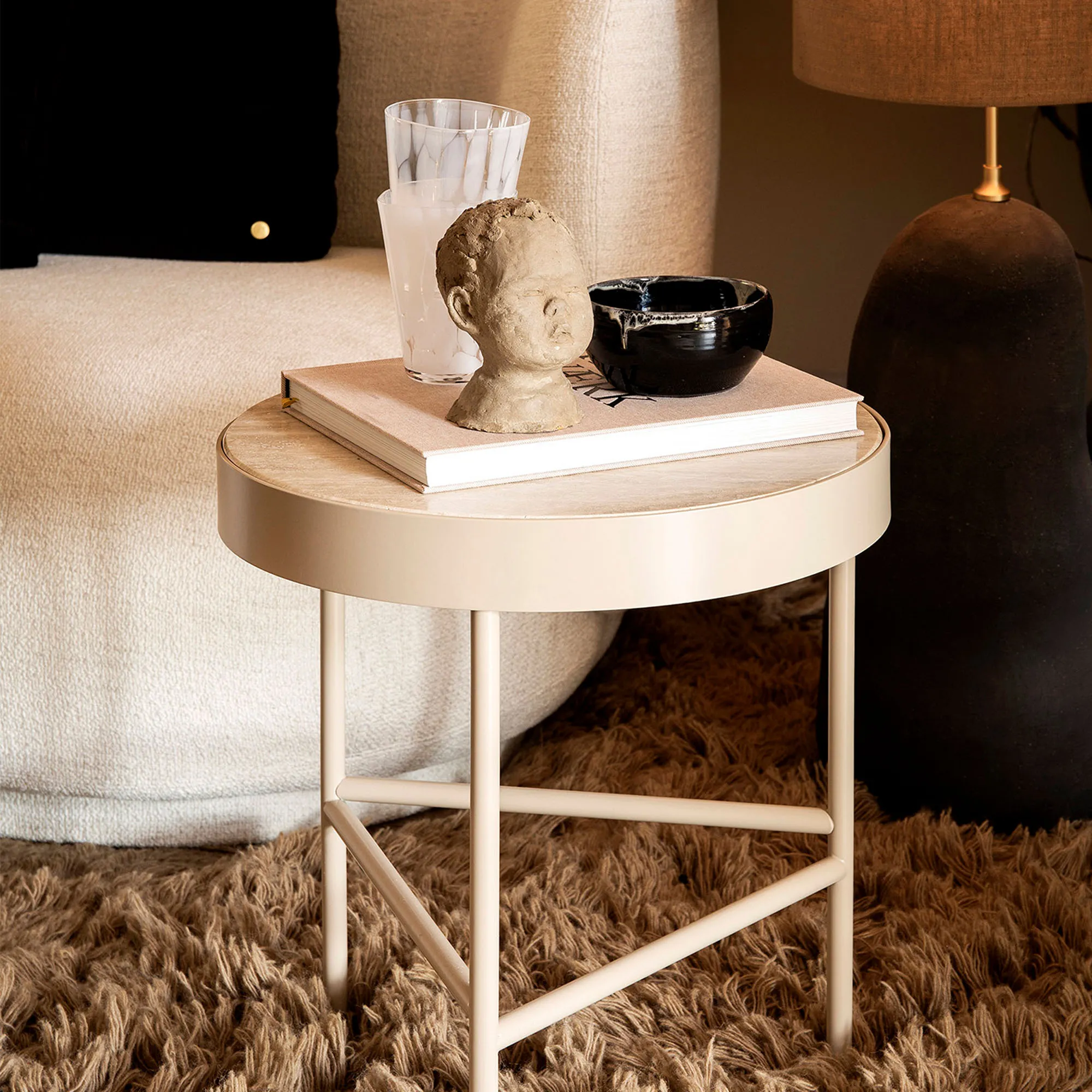 Travertine Medium soffbord